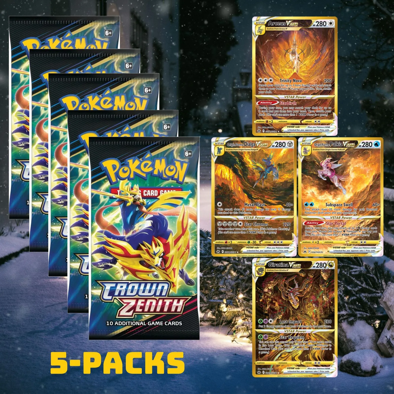 Crown Zenith Booster Pack x5!  Whatnot: Shop, Sell, Connect