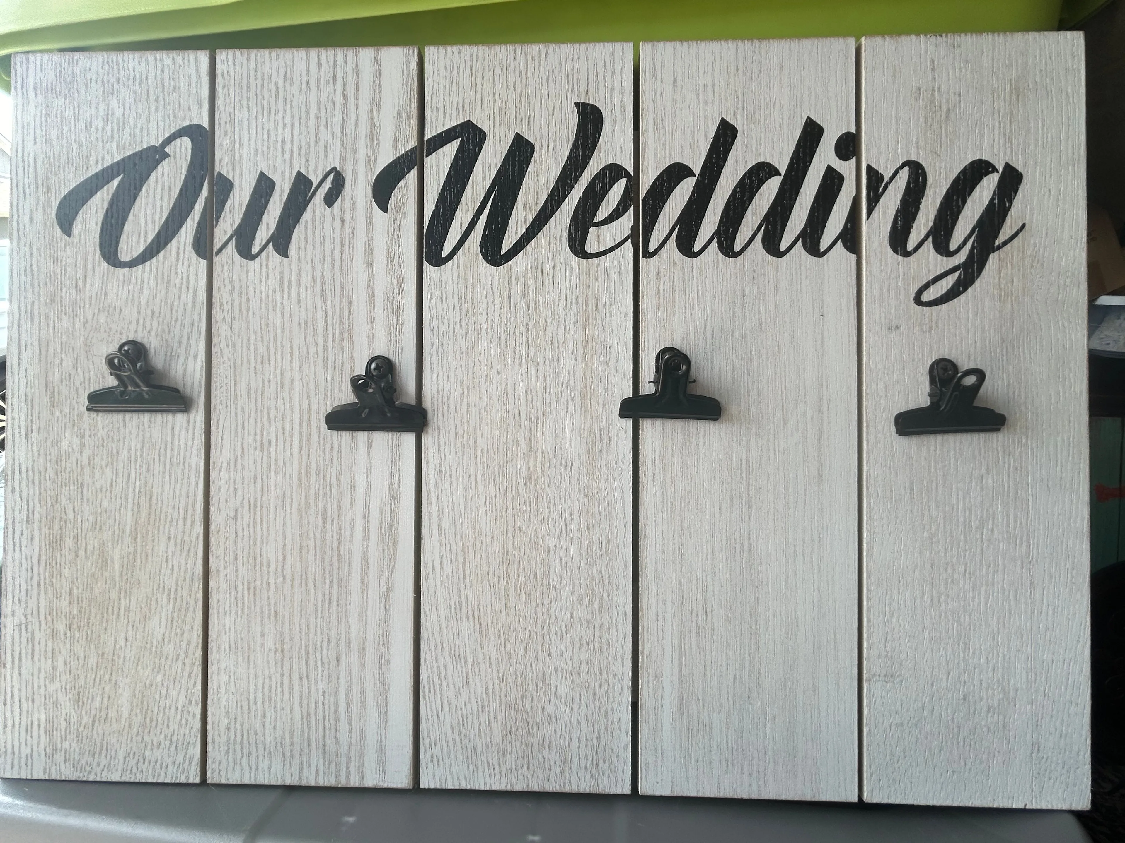 Product image for Our wedding sign