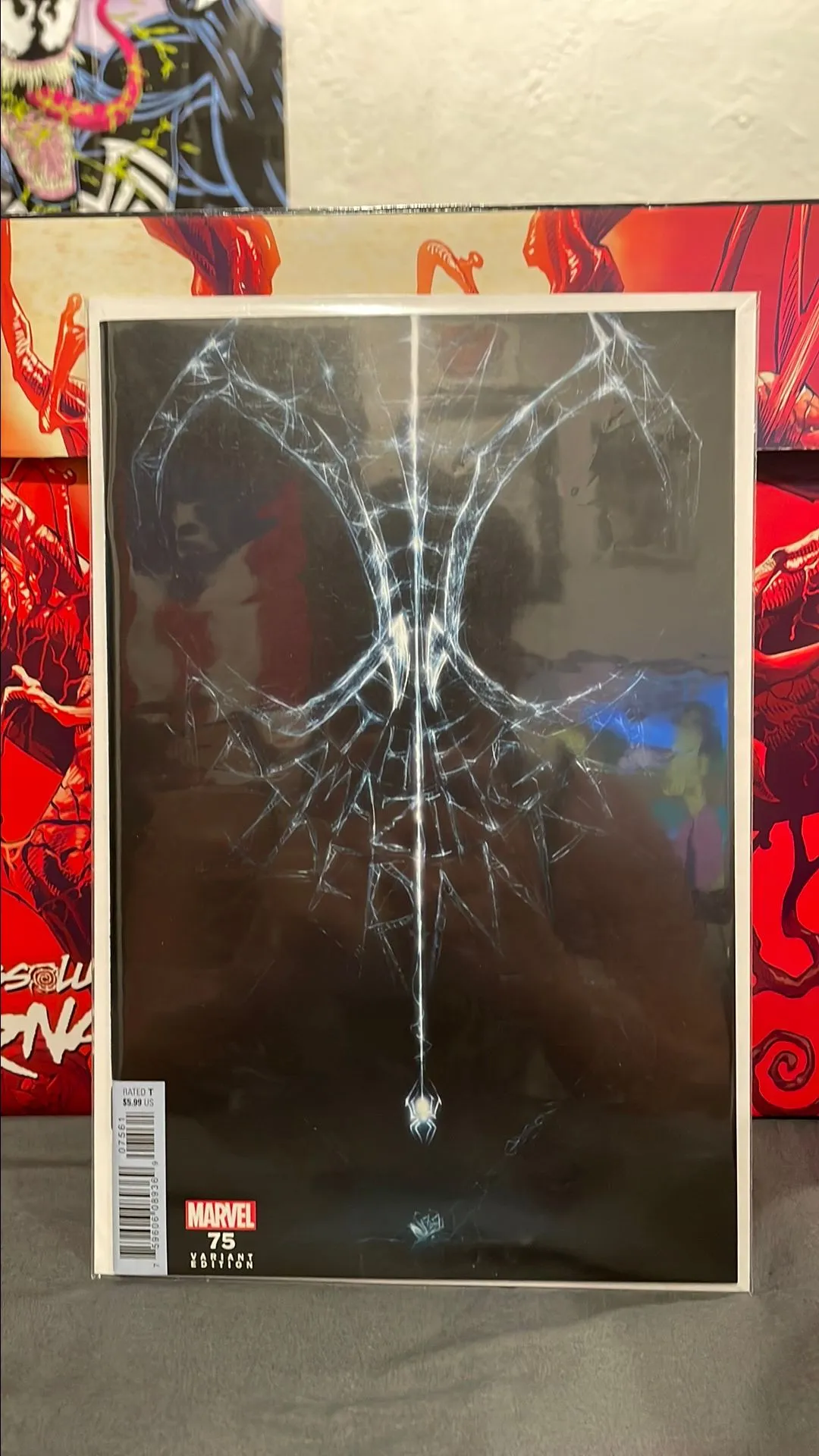 Product image for The Amazing Spider-man vol 5 issue #75 iconic Patrick Gleason web head variant