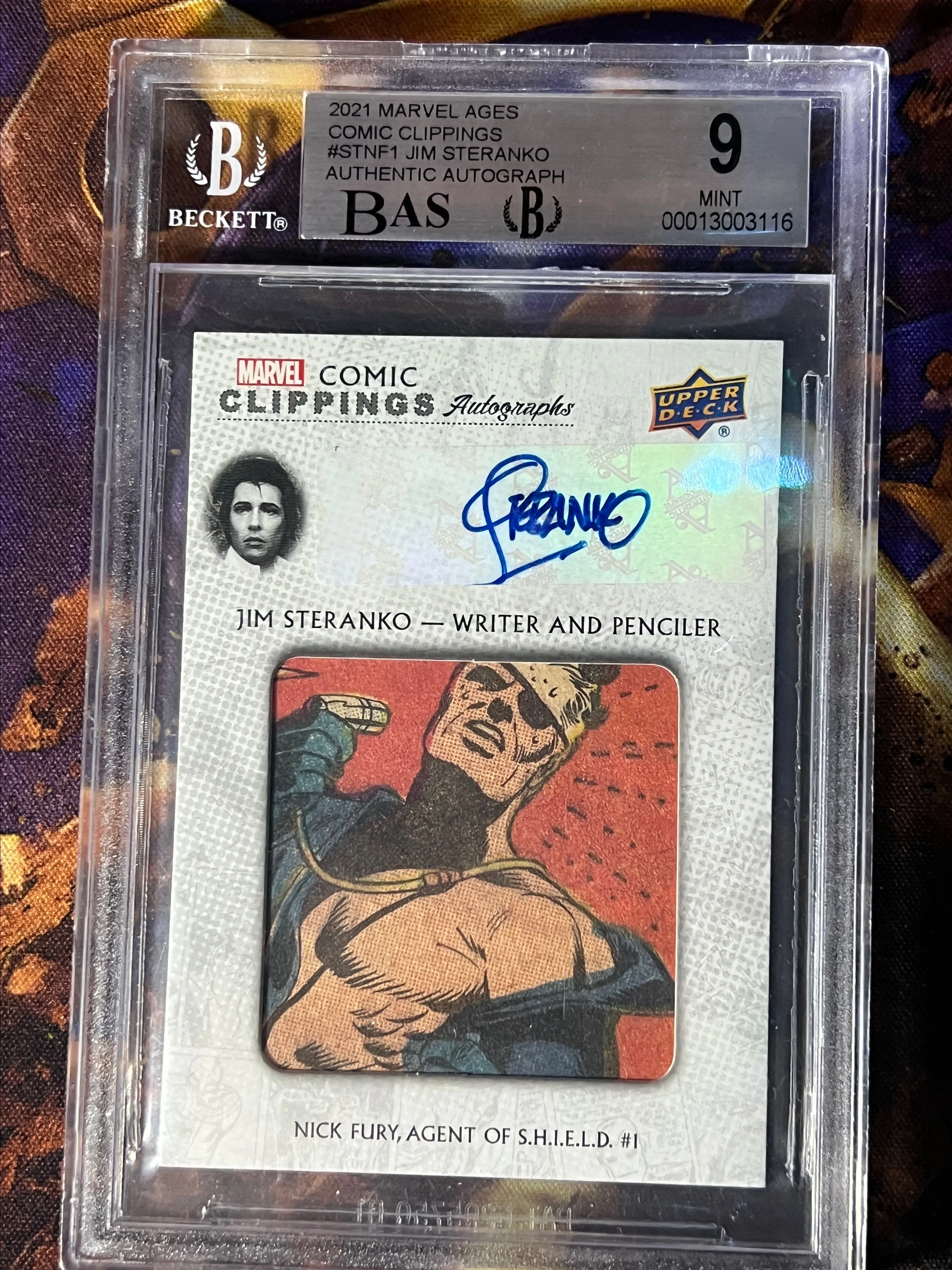 Product image for Steranko comic cut auto