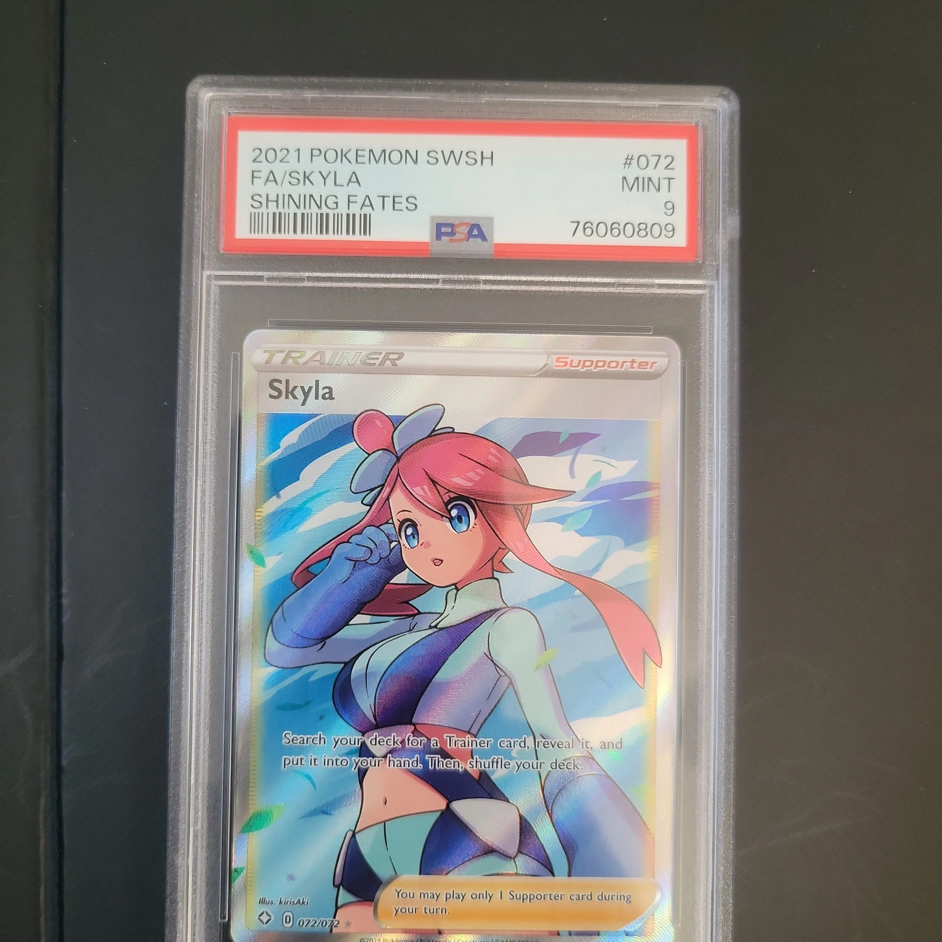 Product image for 2021 Pokemon Sword & Shield Shining Fates Fa/Skyla Shining Fates PSA MINT 9