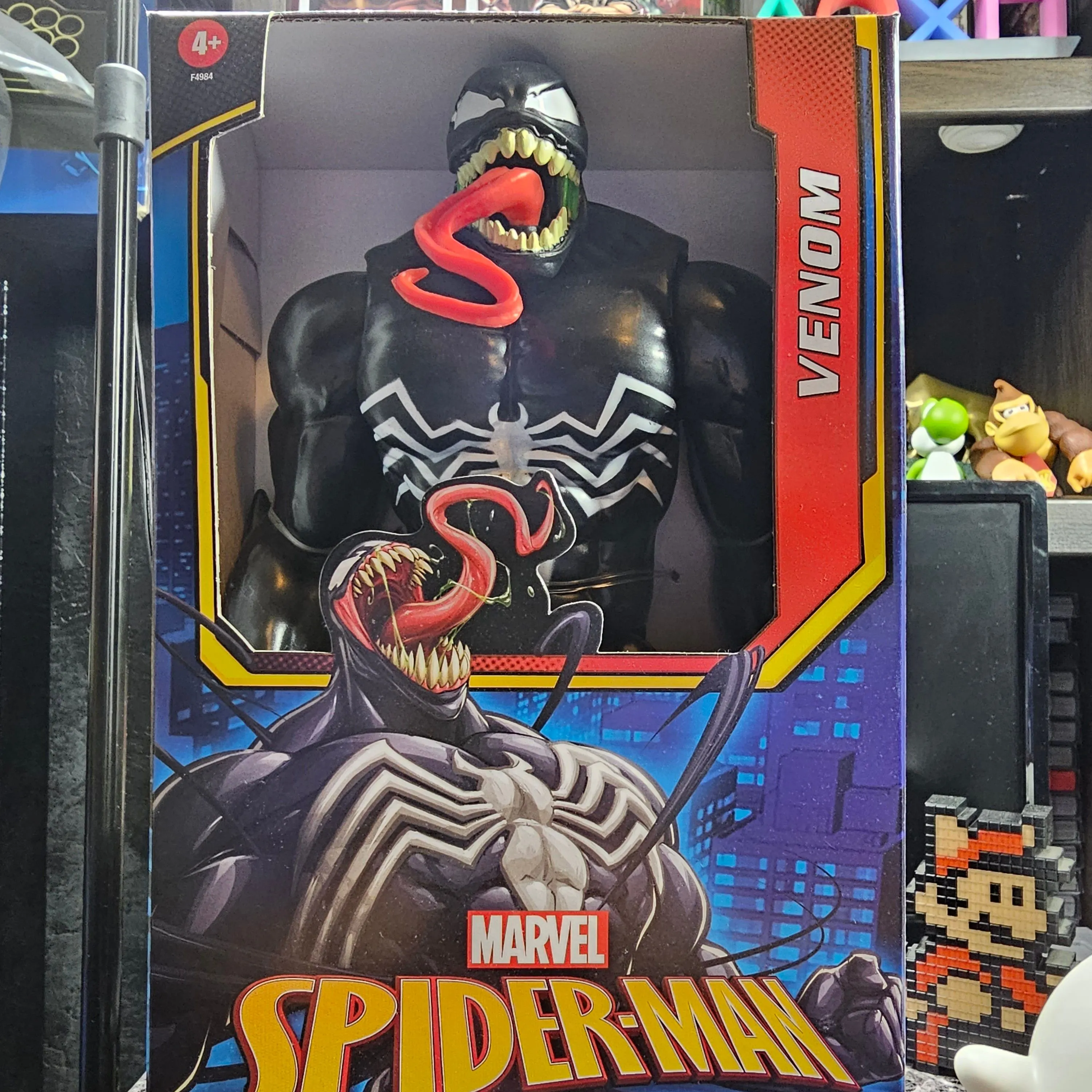 Product image for VENOM Marvel Spider-Man Titan Hero Series Blast Gear 12” Venom Sealed