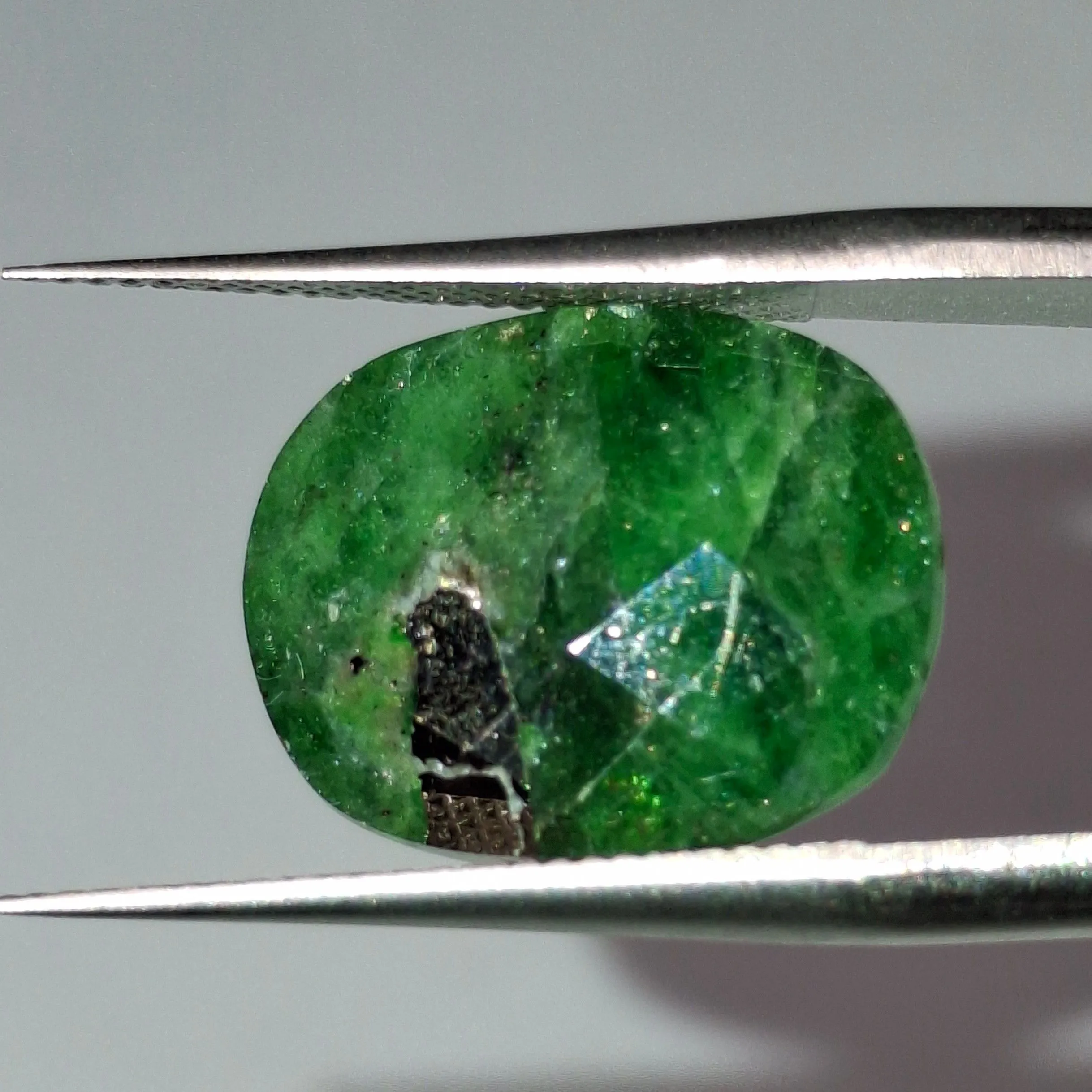 Product image for 11.33Ct Natural Tsavorite Garnet Tanzania EGL CERTIFIED UGS APPRAISED $10755 @ $949/Ct Gemstone Gem