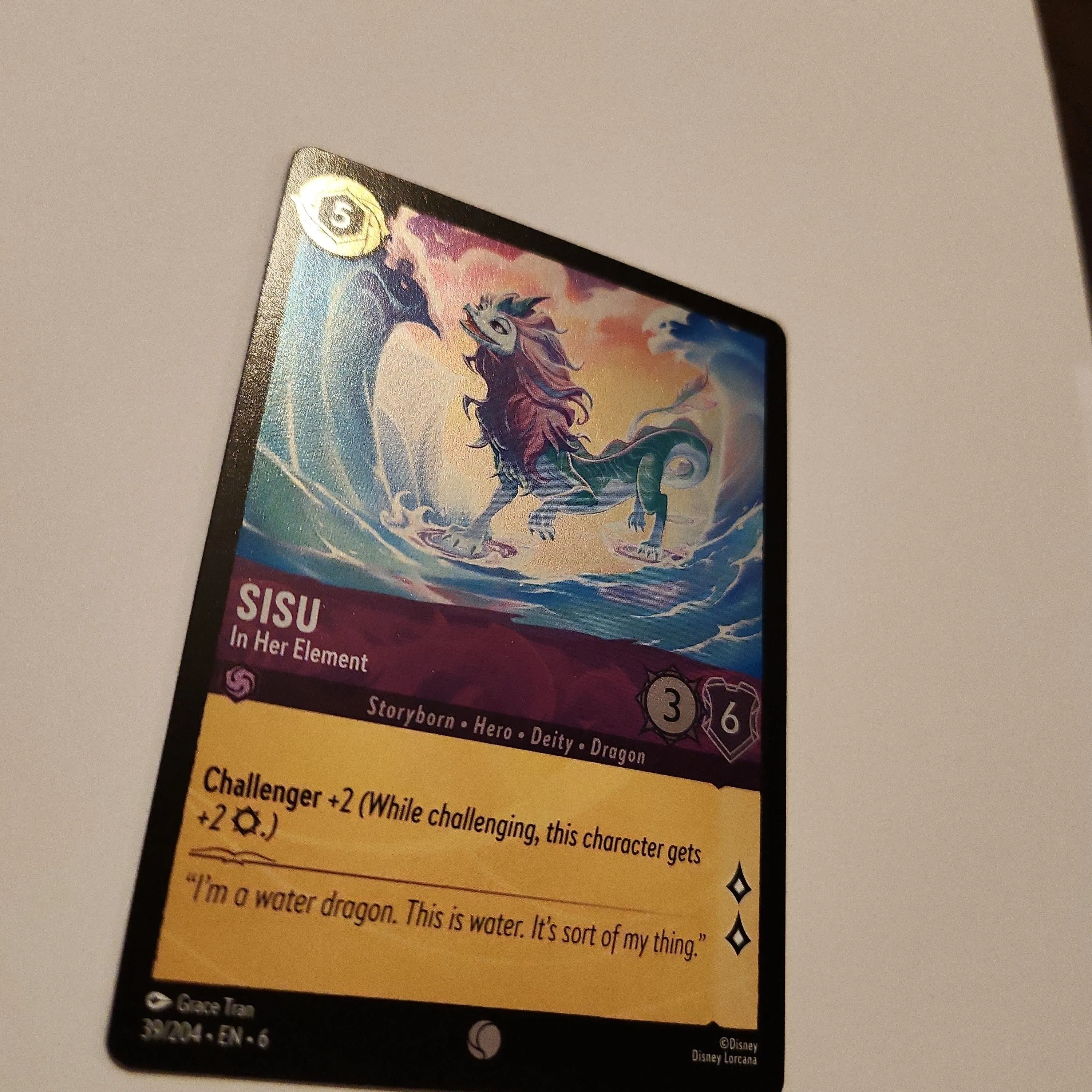 Lorcana Sisu - In Her Element 39/204 Azurite Sea Cold Foil  Whatnot: Shop,  Sell, Connect