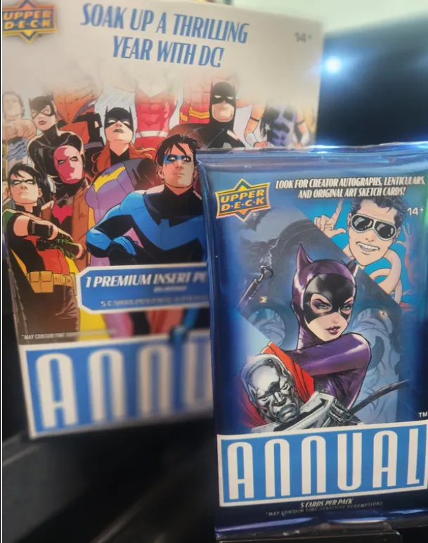 Product image for 2023-2024 Upper Deck DC Annual Blaster Pack Personal Break! 1 premium insert per pack! 