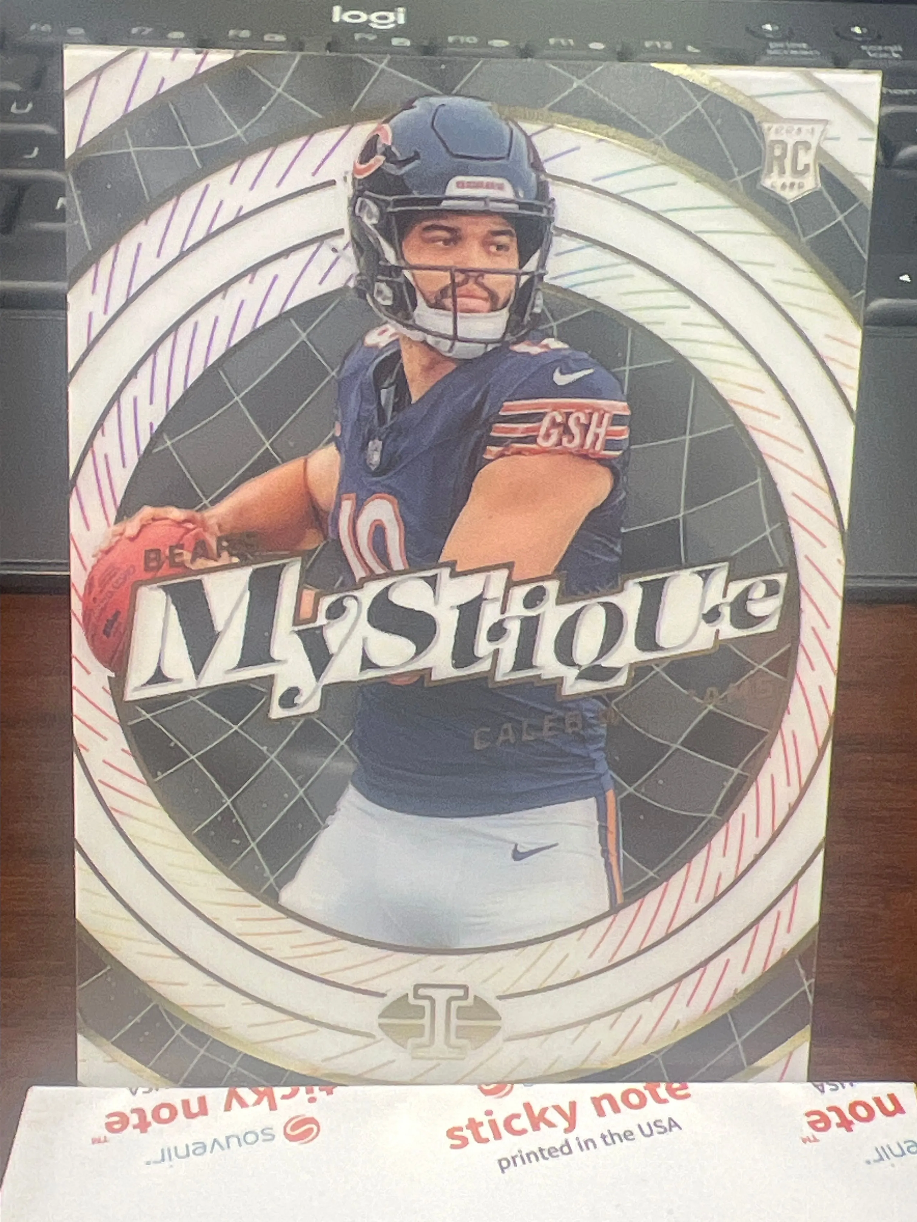 Product image for 2024 Panini Illusions - Mystique Caleb Williams #1 (RC)