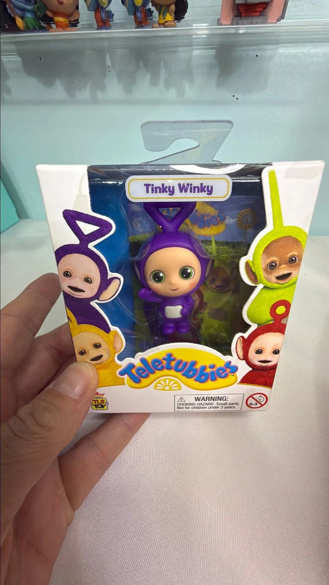 Product image for Tinky Winky Teletubbies Glow in the Dark Chase