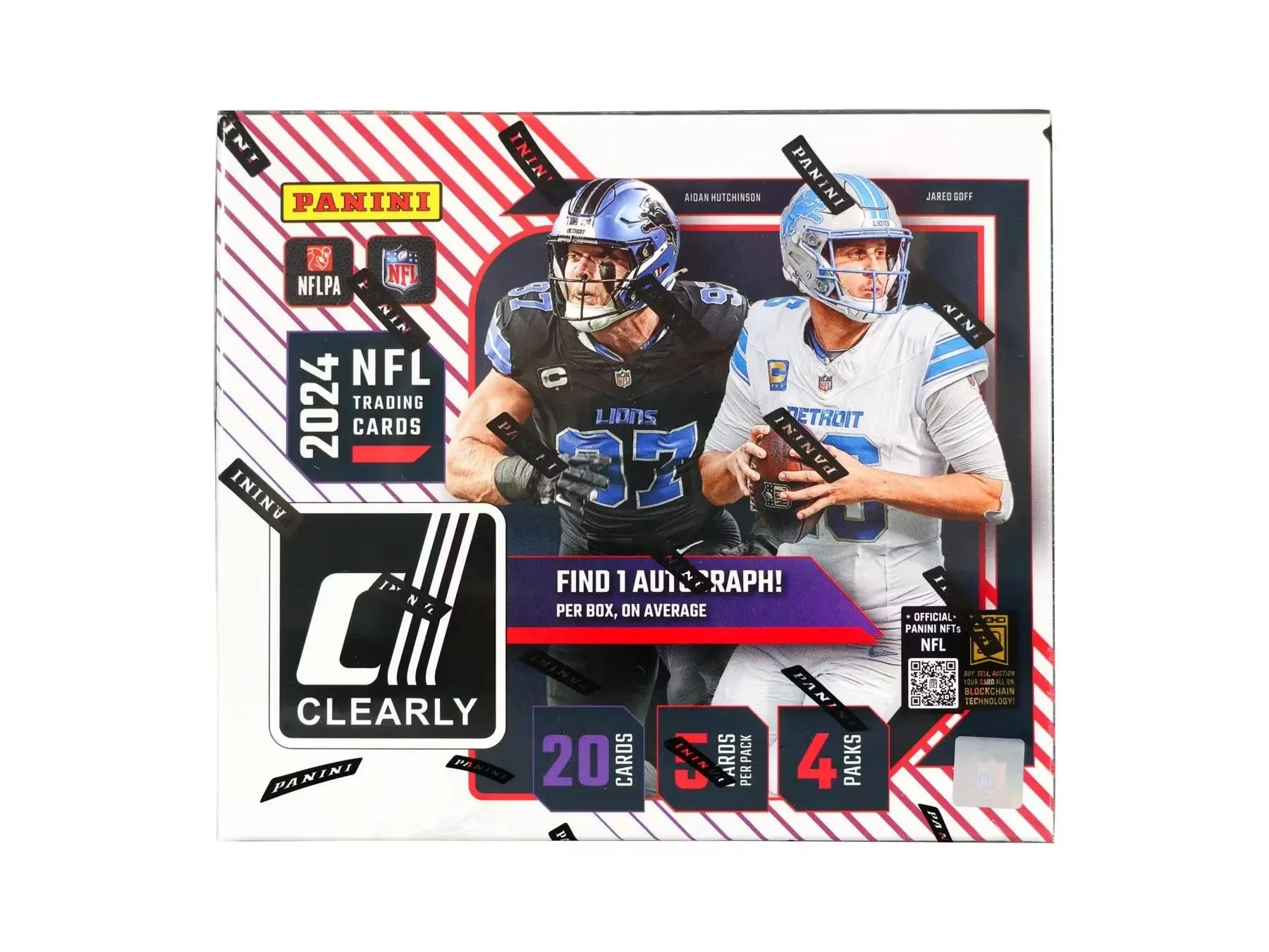 Product image for 2024 Clearly Donruss NFL Football Hobby Box - 1 Box 