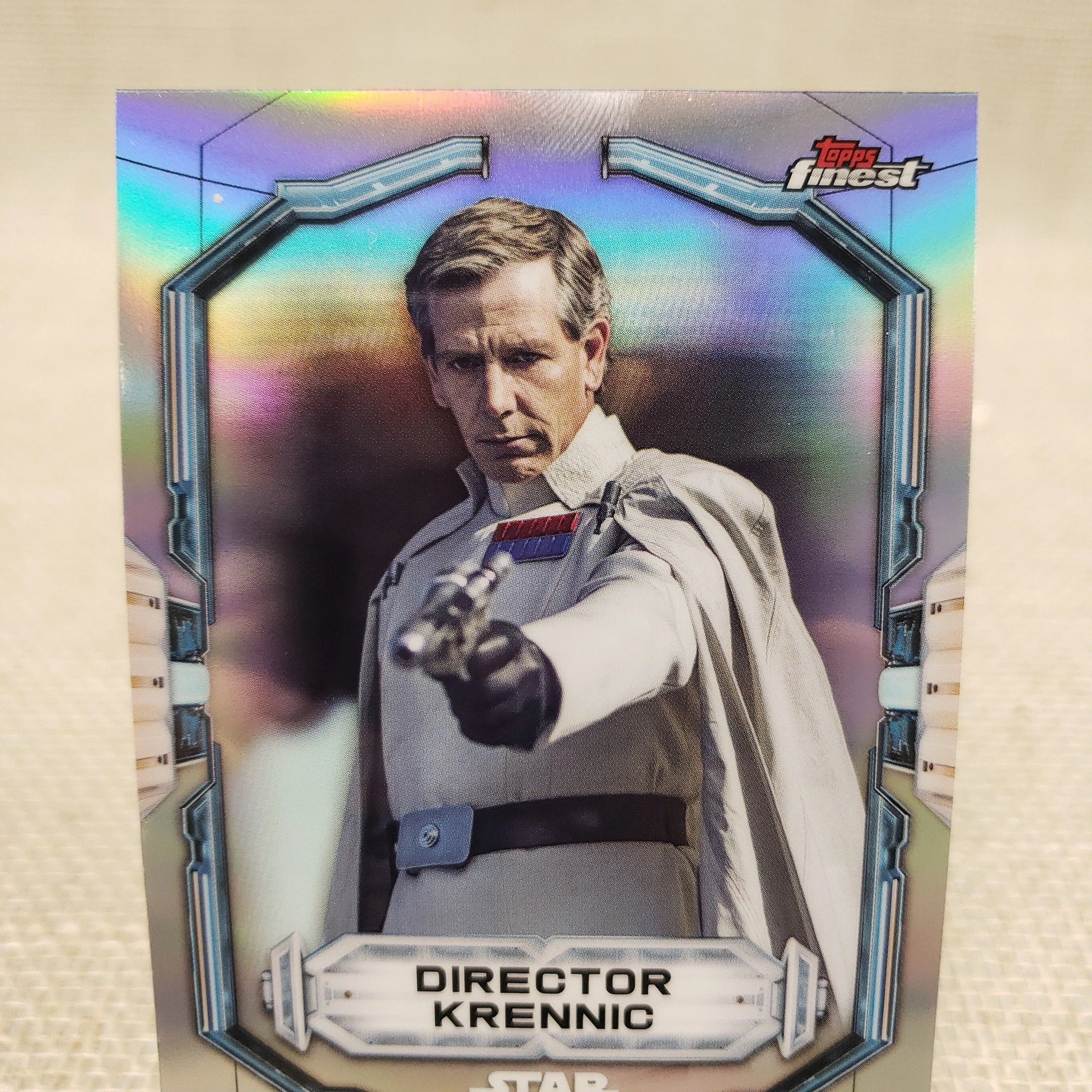 Product image for Topps Finest Star Wars Refractor Director Krennic #75