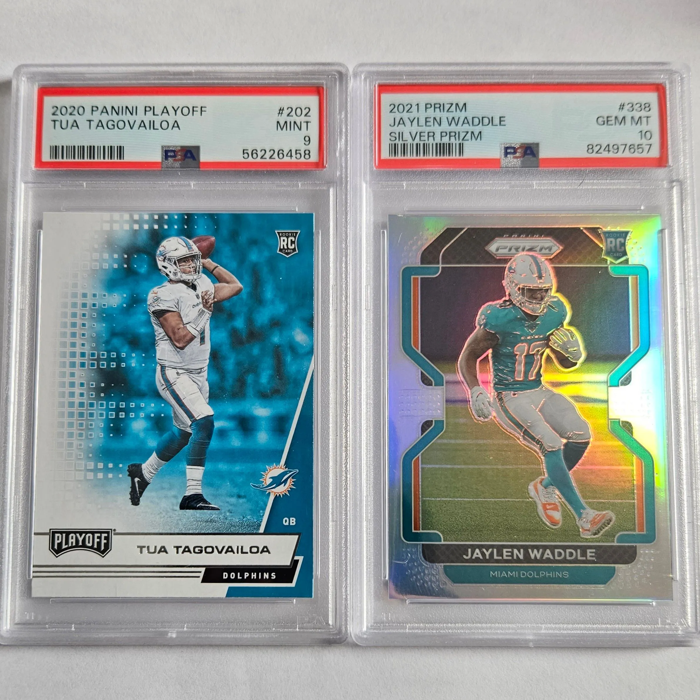 Product image for Tua Tagovailoa RC GM9/Jaylen Waddle RC GM10