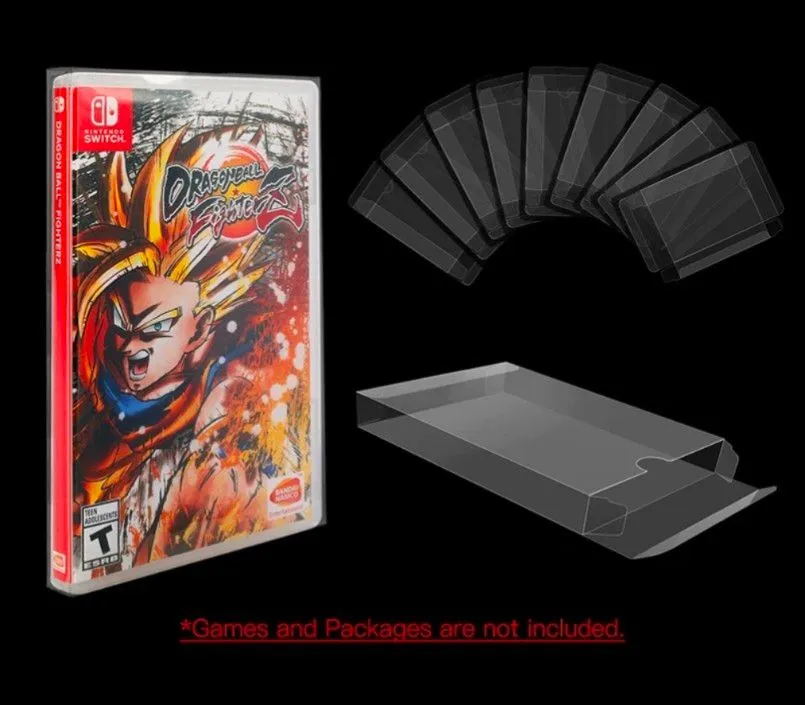 Product image for Pack of 5 - Nintendo switch protective case cover clear plastic protector