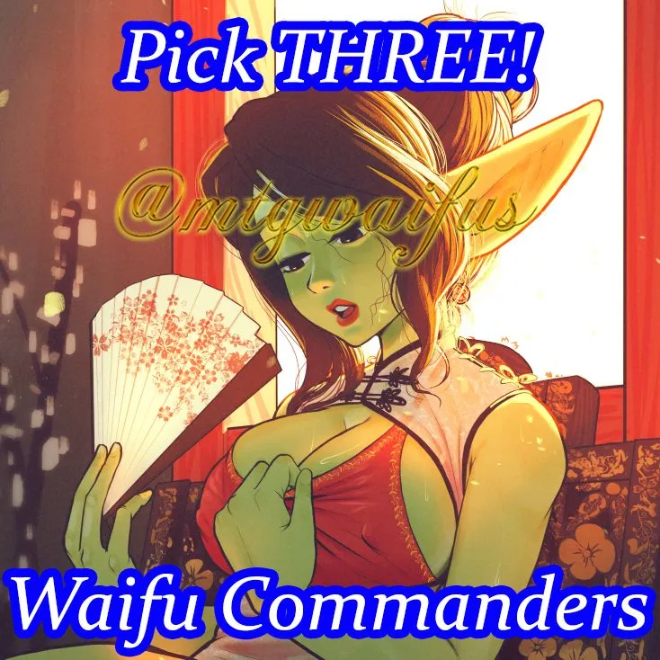 Product image for *Discounted* Pick 3 Waifu Commanders *DM me your Waifu Commander picks via WhatNot*