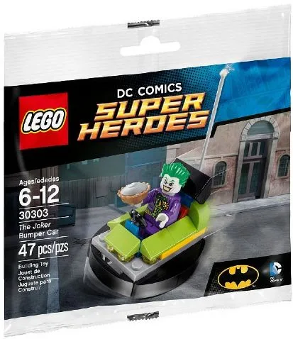 Product image for 30303 DC Comics The Joker Bumper Car polybag