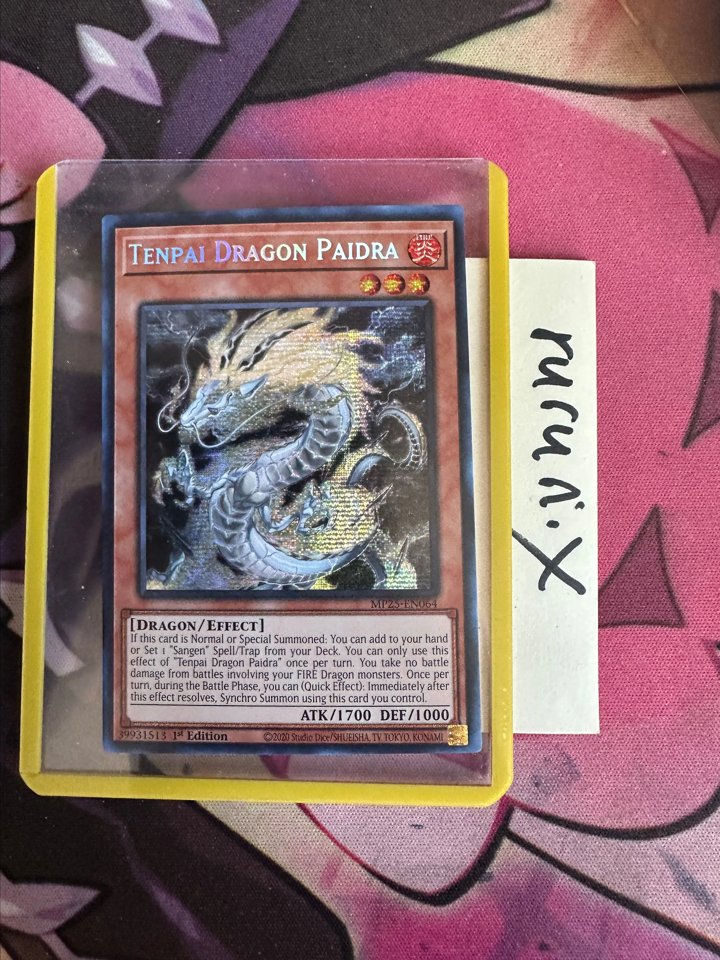 Yugioh Tenpai Dragon Paidra MP25-EN064 Prismatic Secret Rare 2025 Mega-Pack  (MP25)  Whatnot: Shop, Sell, Connect