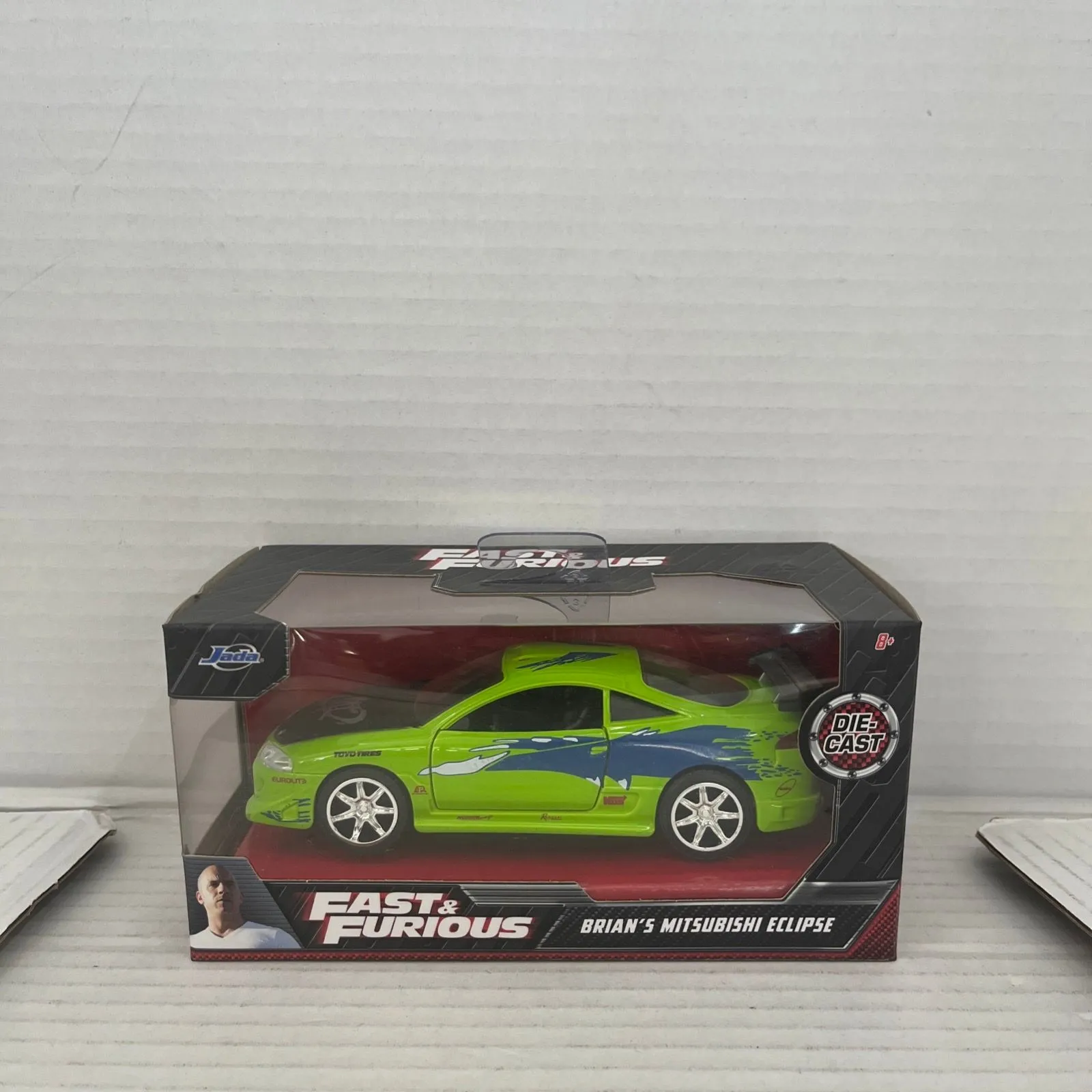 Product image for Jada Toys Fast & Furious: Brian's 95 Mitsubishi Eclipse (Green) 1/32 Scale
