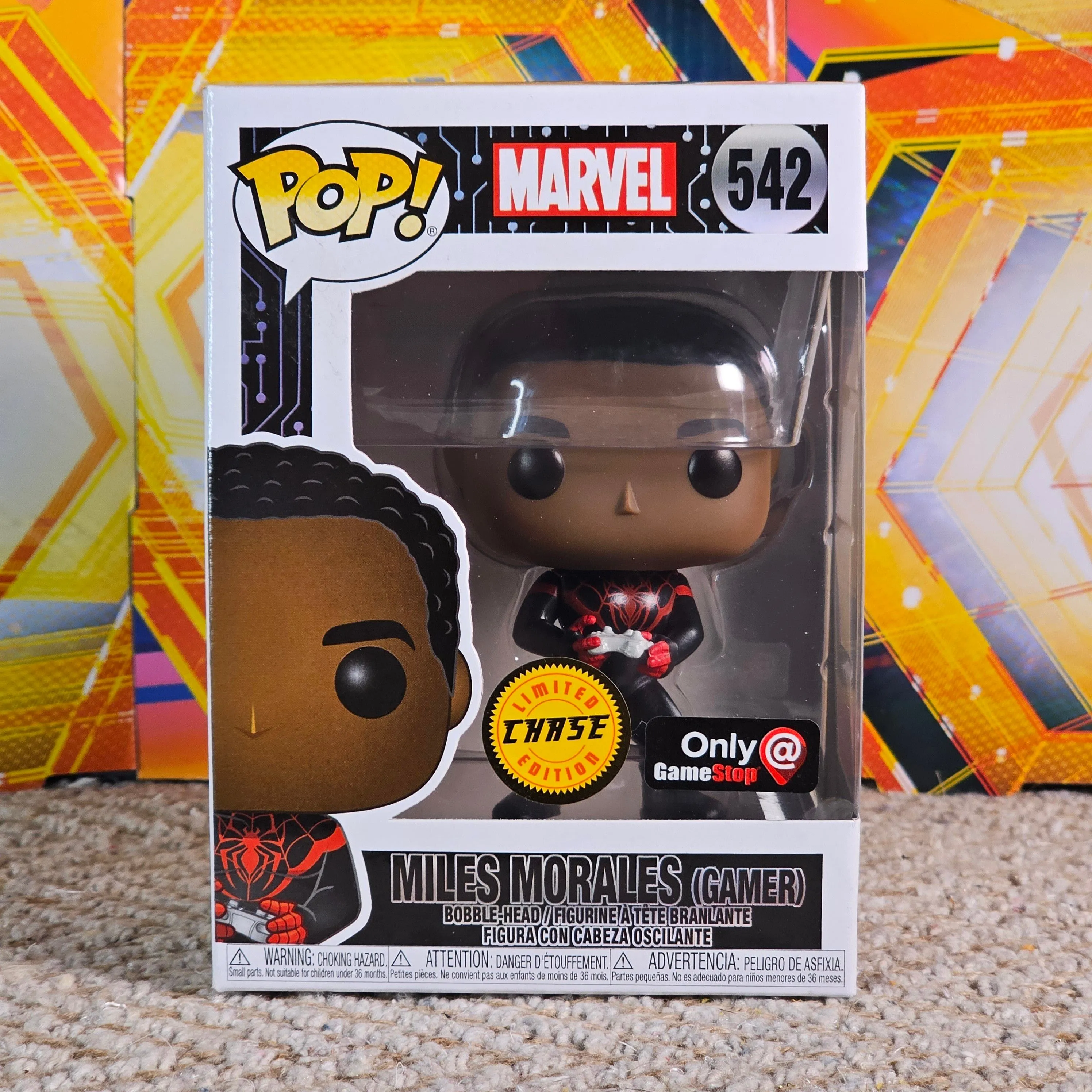 Product image for Miles Morales #542 (Gamer) Gamestop Limited Edition Chase 