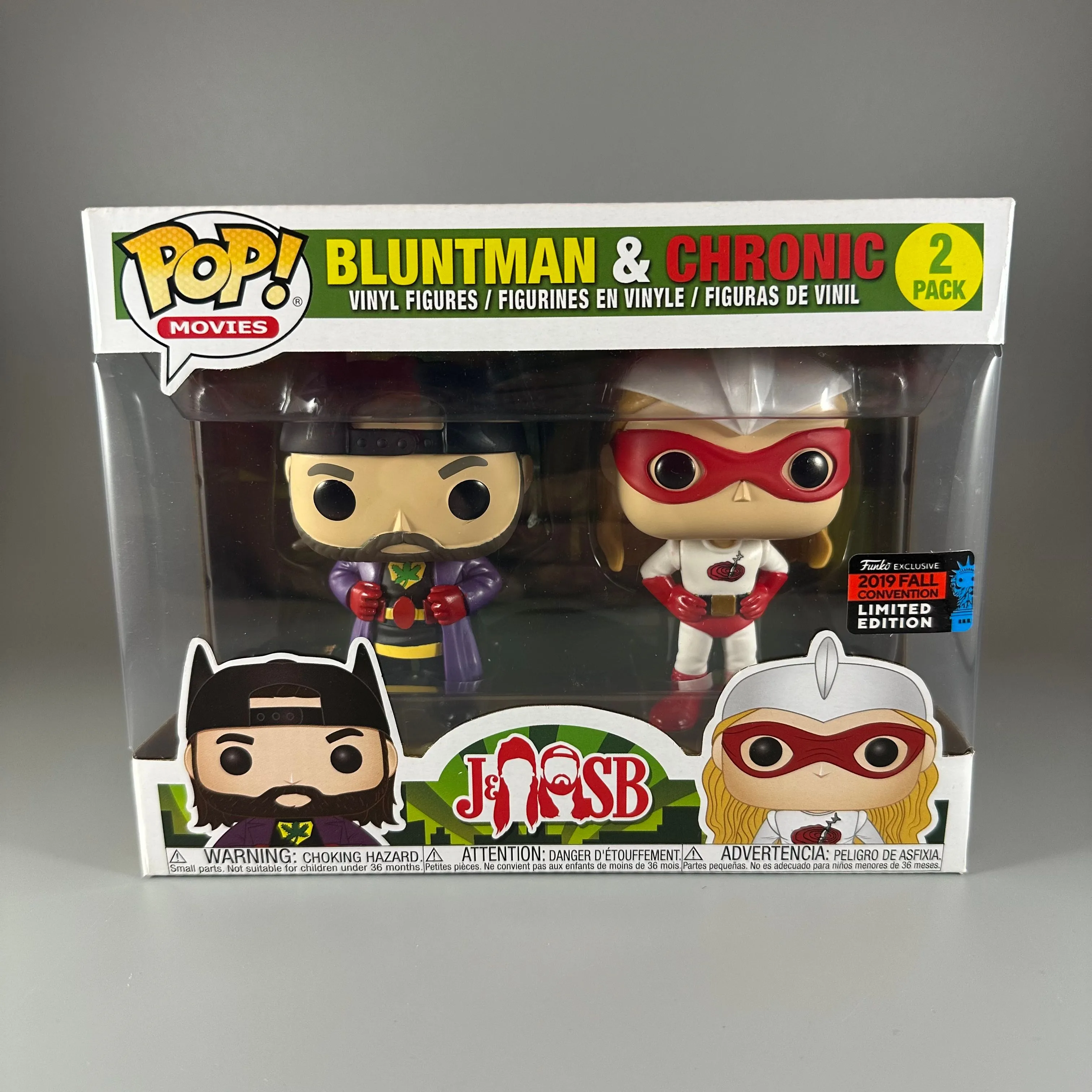 Product image for Funko Pop! Jay and Silent Bob Strike Back Bluntman & Chronic NYCC 2019 Exclusive
