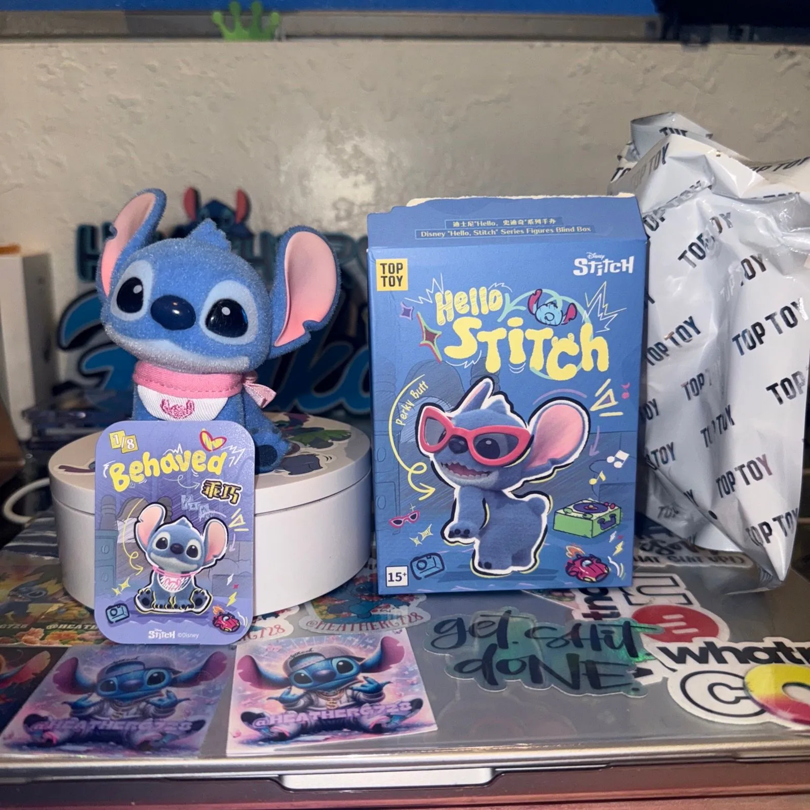 Product image for TOPTOY Disney HELLO Stitch Series Blind Box Figure Gift Toy - Behaved 1/8