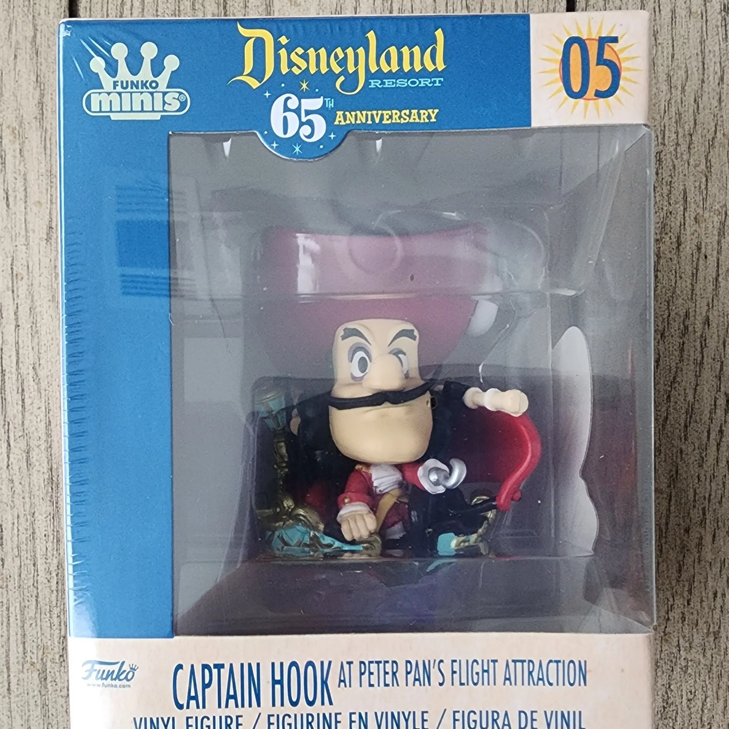 Product image for New! Funko Minis Disneyland 65th Anniversary Captain Hook At Peter Pan’s Flight