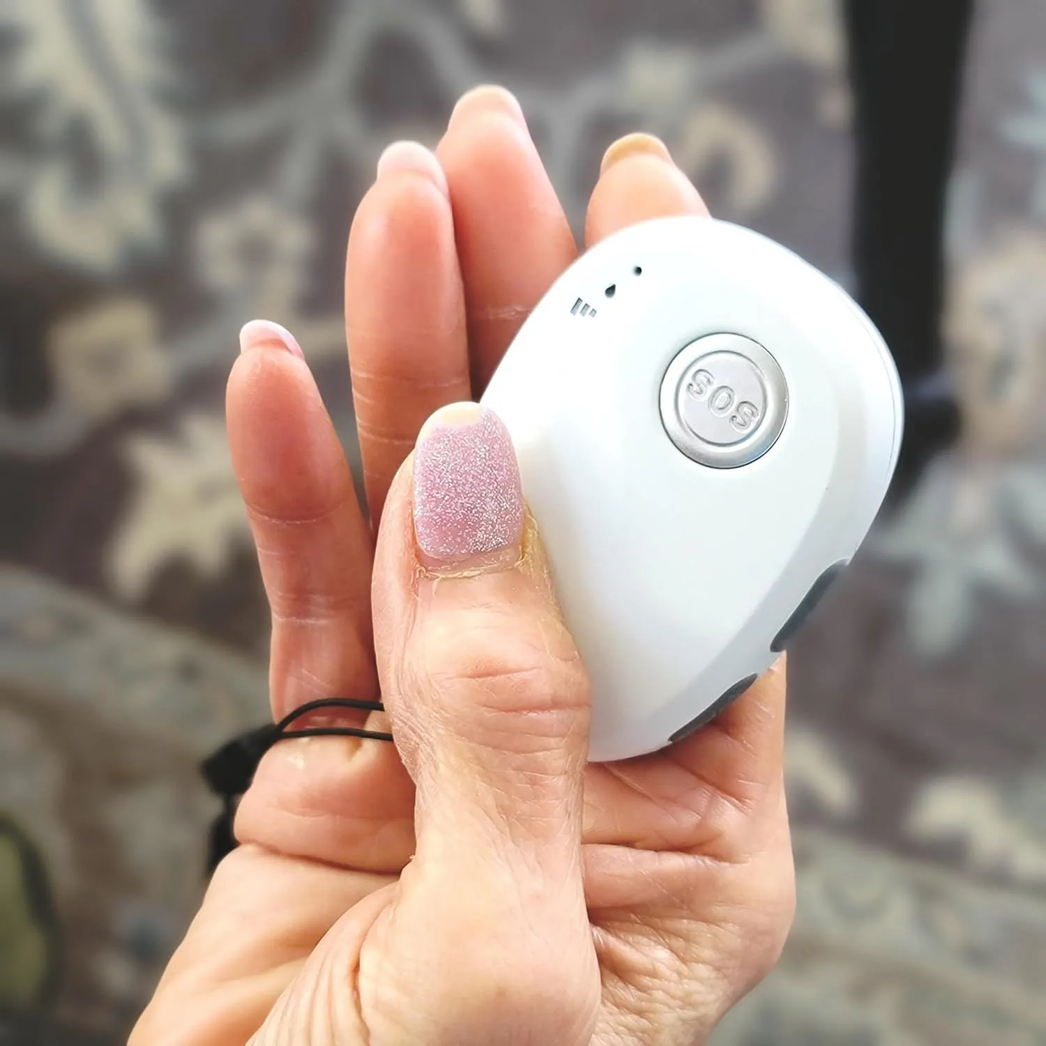 Product image for SkyAngel~Wave | Mobile Cellular Alert | Fall Detection | Waterproof | Call and Speak to 911 | No Subscription | No Cellphone Needed (White)
