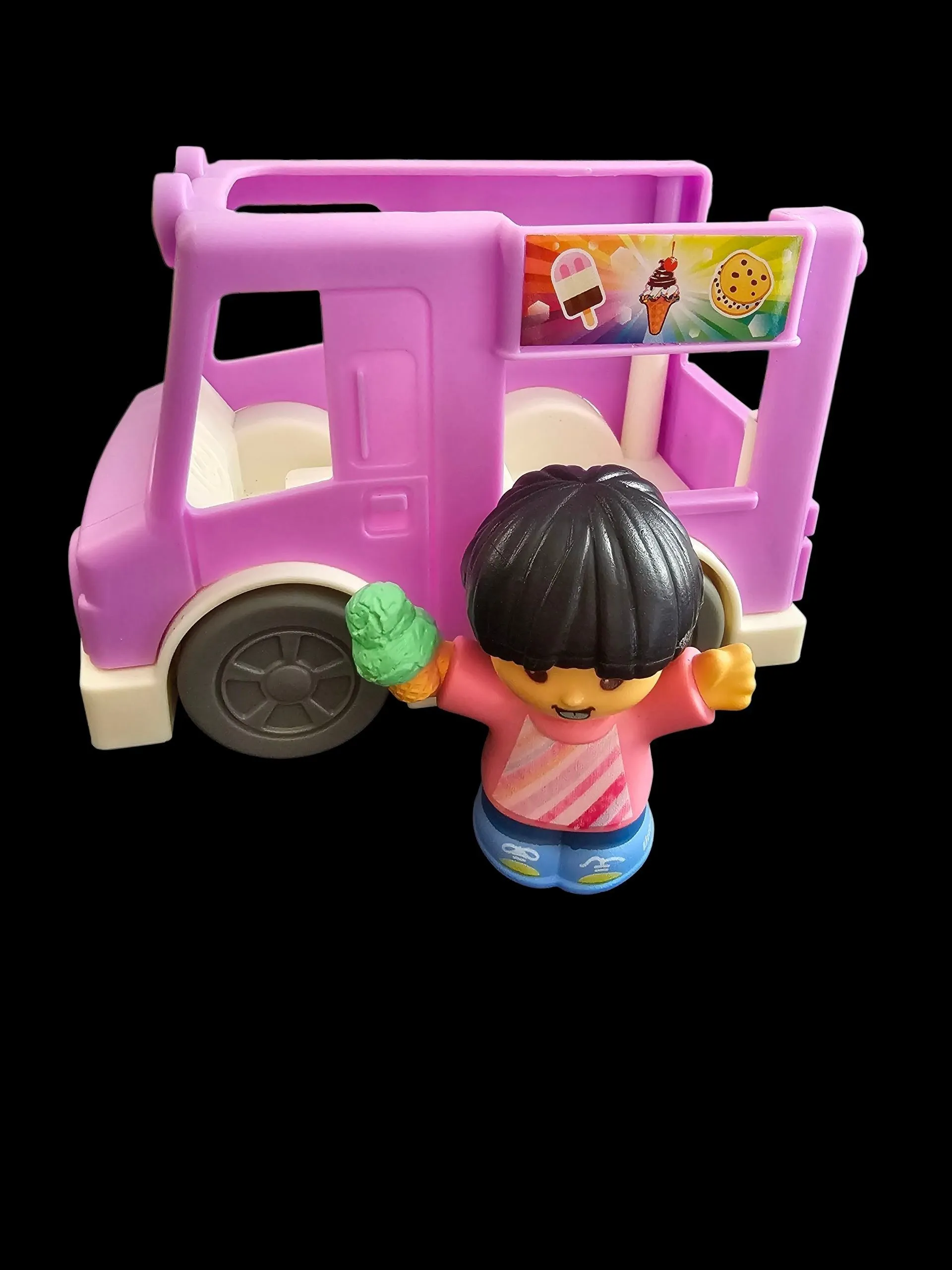 Product image for Fisher Price Little People Share a Treat Ice Cream Truck plus Figure