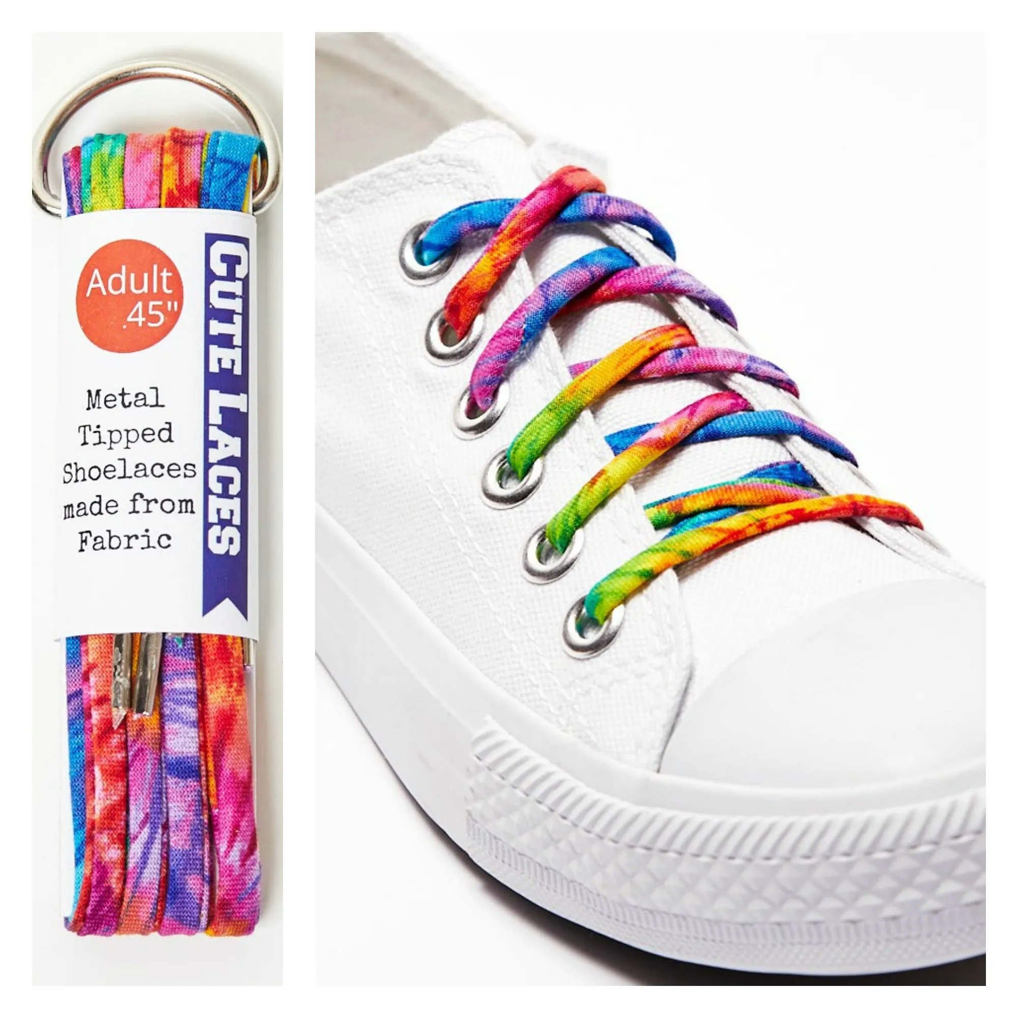 Product image for Cute Shoelaces - Tie Dye for high tops