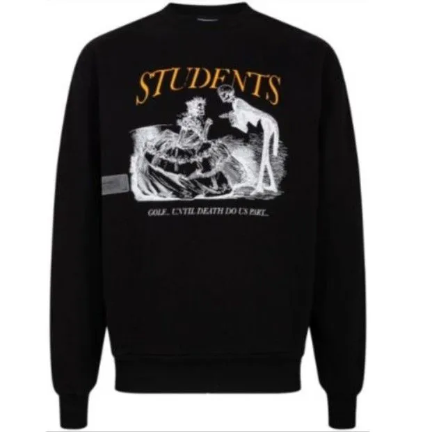 Product image for Students Golf Fashionable Streetwear "Death Do Us Part" Crewneck