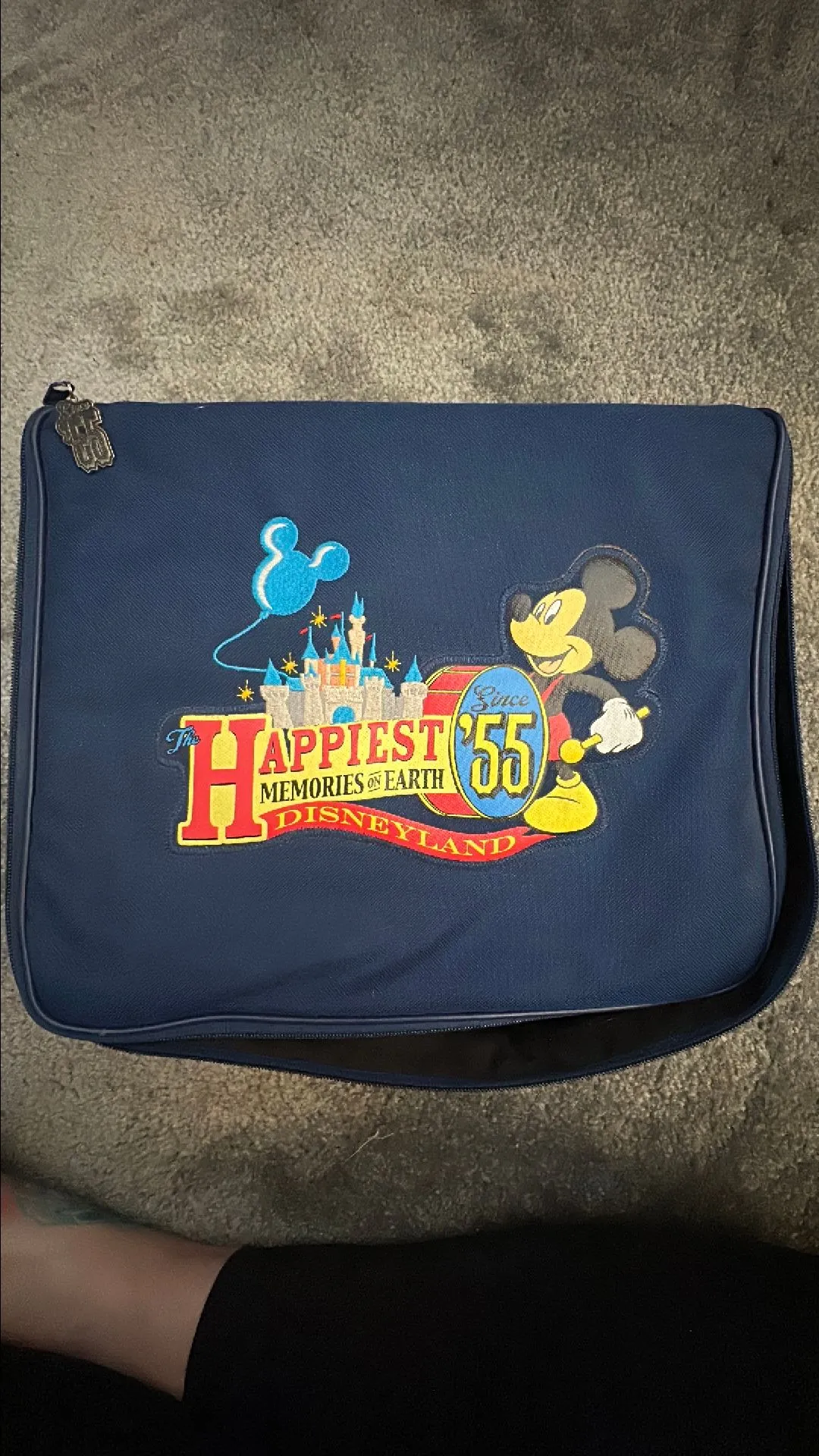 Product image for Disneyland Happiest Memories Pin Bag, Used
