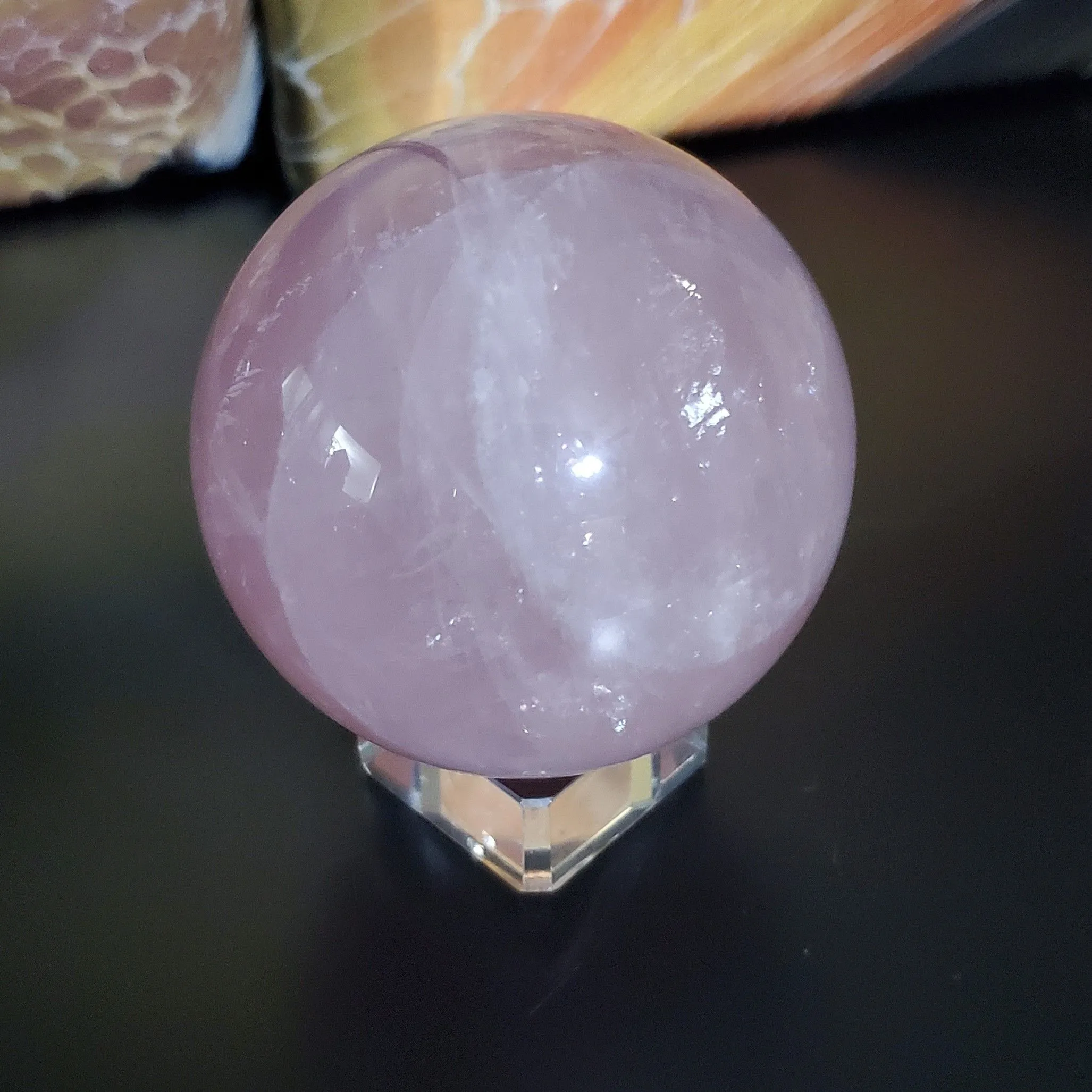 Product image for Rose Quartz Sphere 2