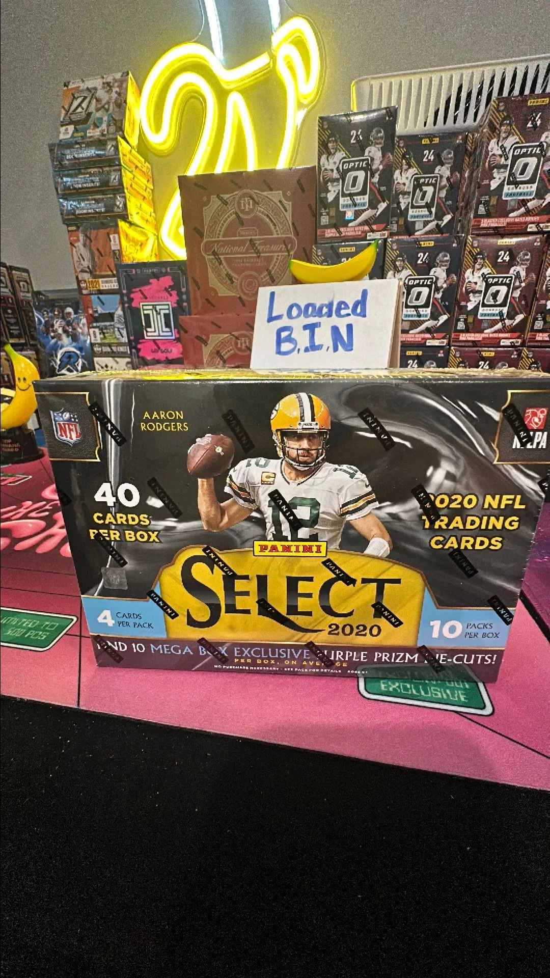 Product image for ( 1 ) 2020 Panini Select Football Mega (RECTANGLE)  Box Sealed