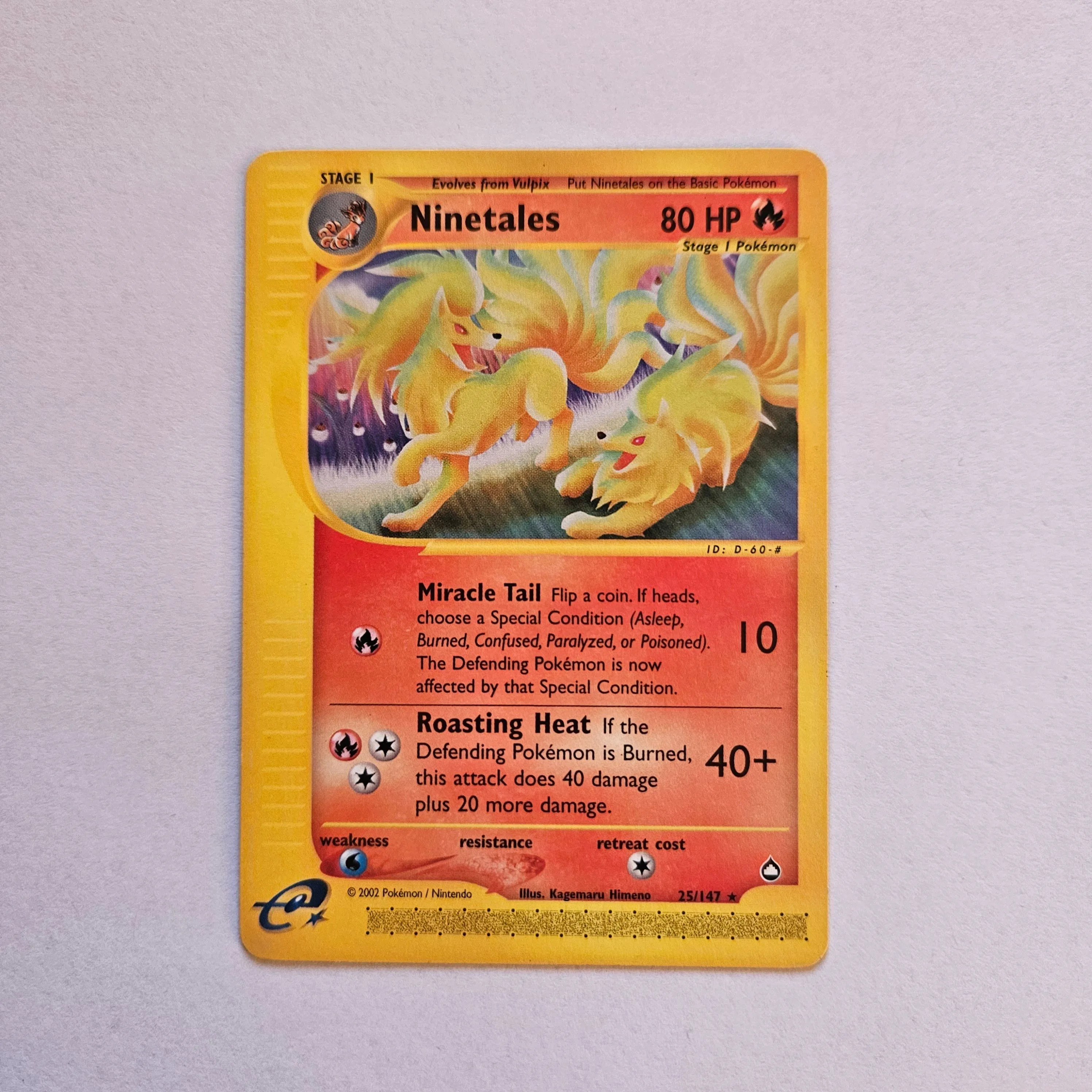 Product image for ninetales non holo rare