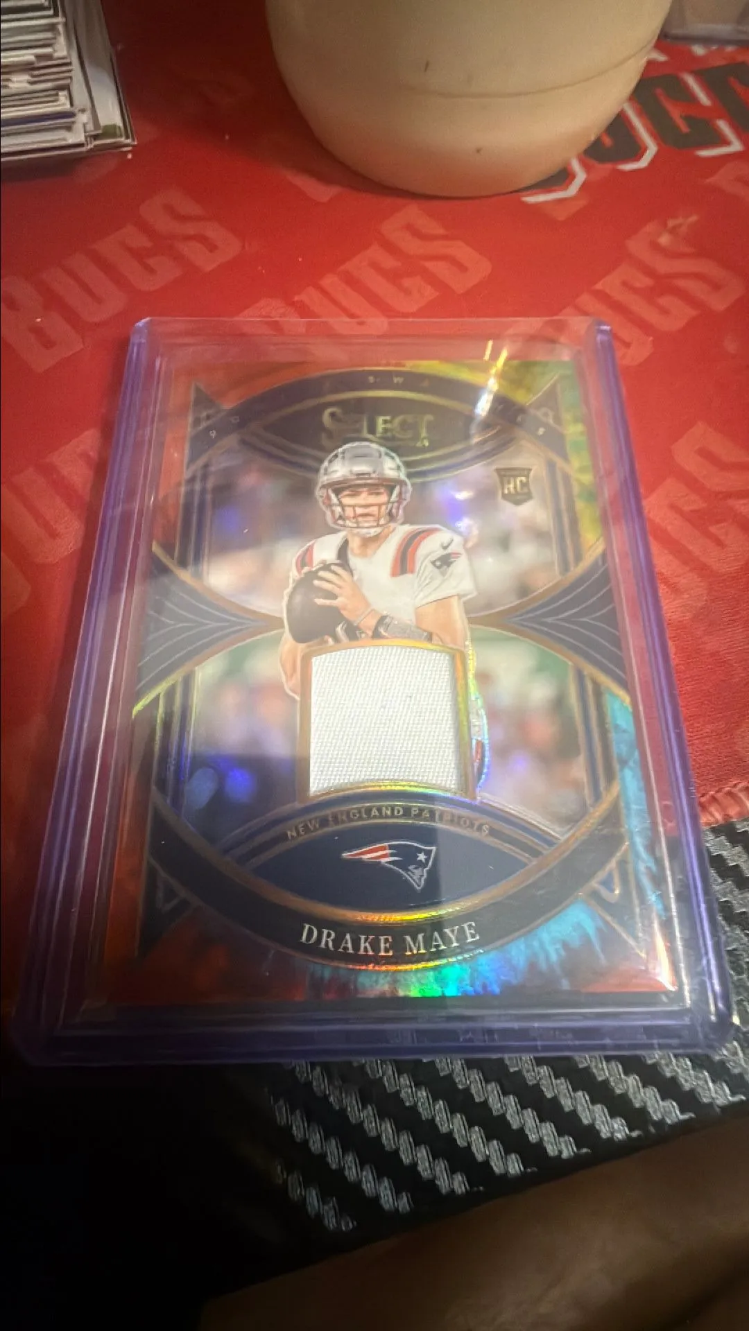 Product image for 2024 Select Drake Maye Tye Dye Patch /25