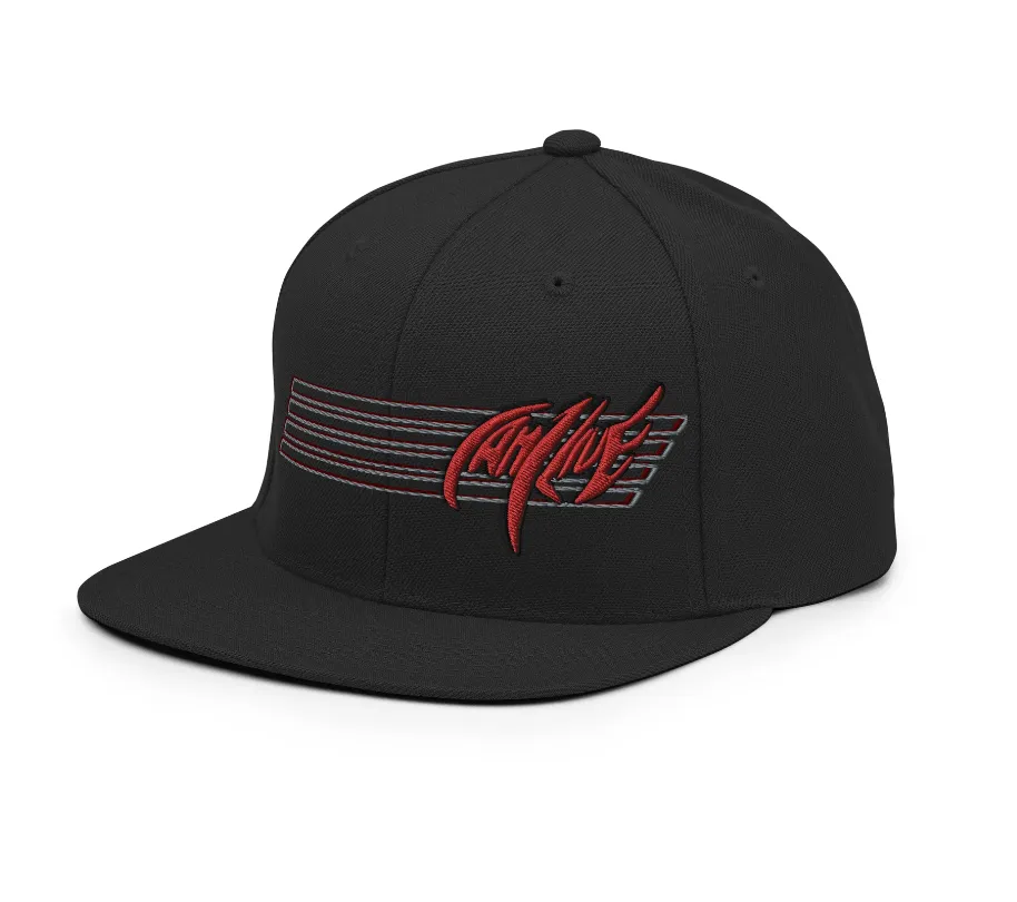 Product image for "Action Ready" Quick Change Can1live Logo Snapback Hat (Embroidered)