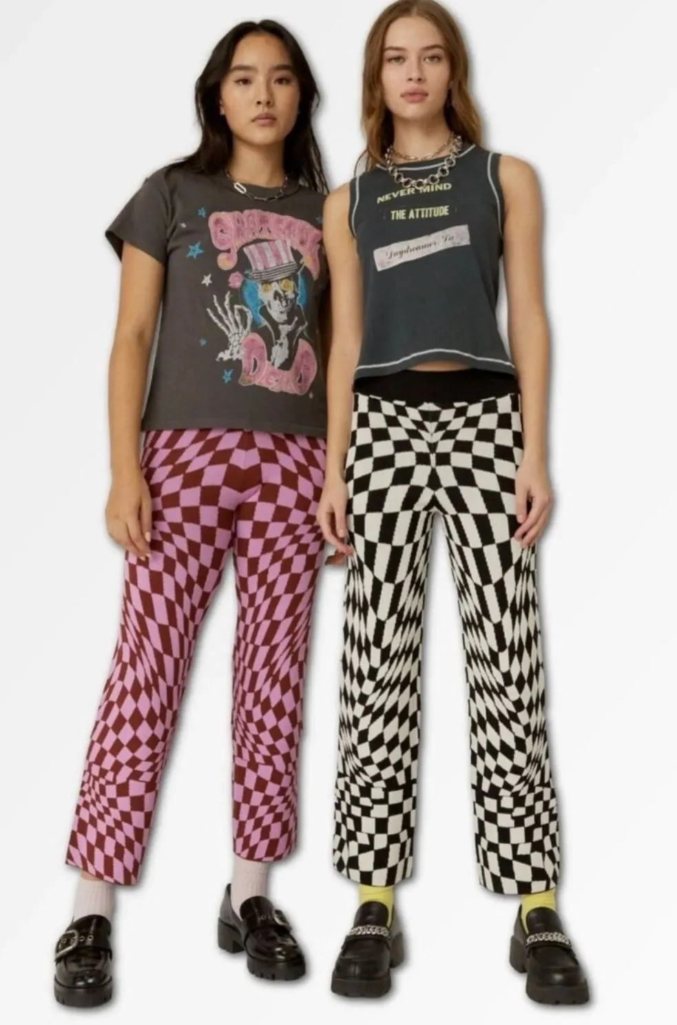 Product image for P. (SMALL) NWOT DAYDREAMER SWEATER PANT WAVE RETRO PANT PINK COMBO