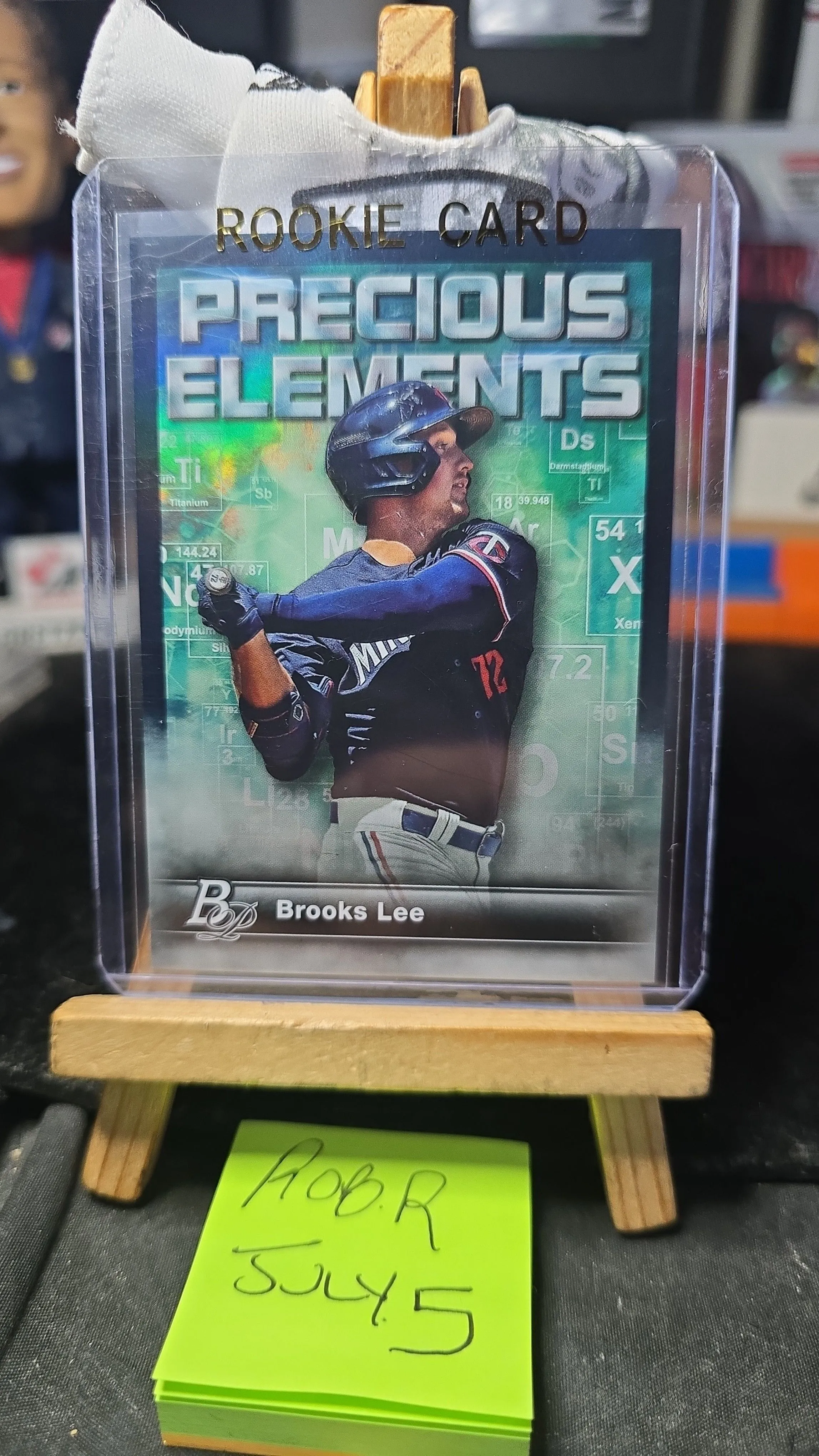 Product image for 2023 topps bowman platinum BROOKS LEE pre-RC precious elements