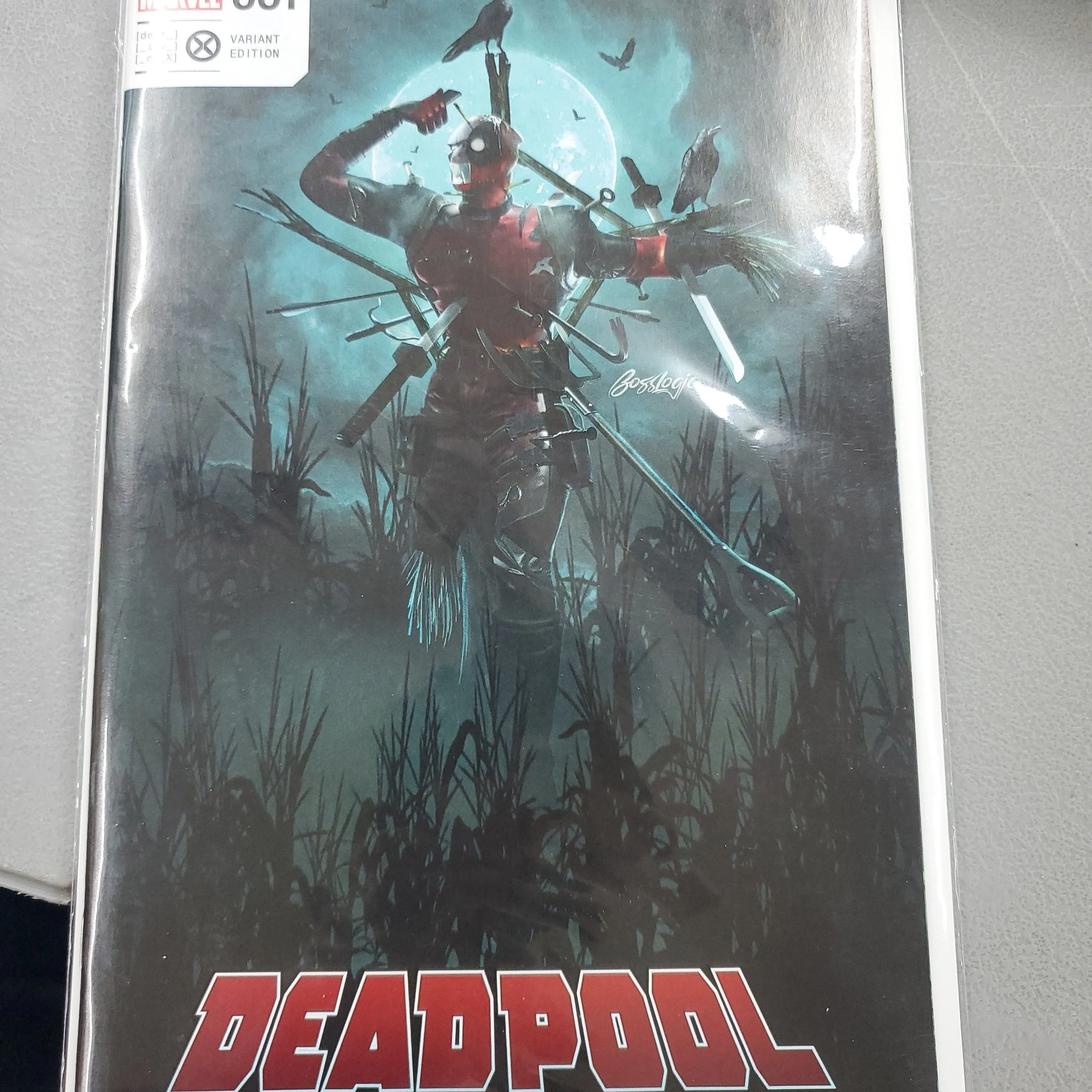 Product image for Deadpool # 1 Boss Logic SDCC 2023 WhatNot Hero house Exclusive Trade Variant
