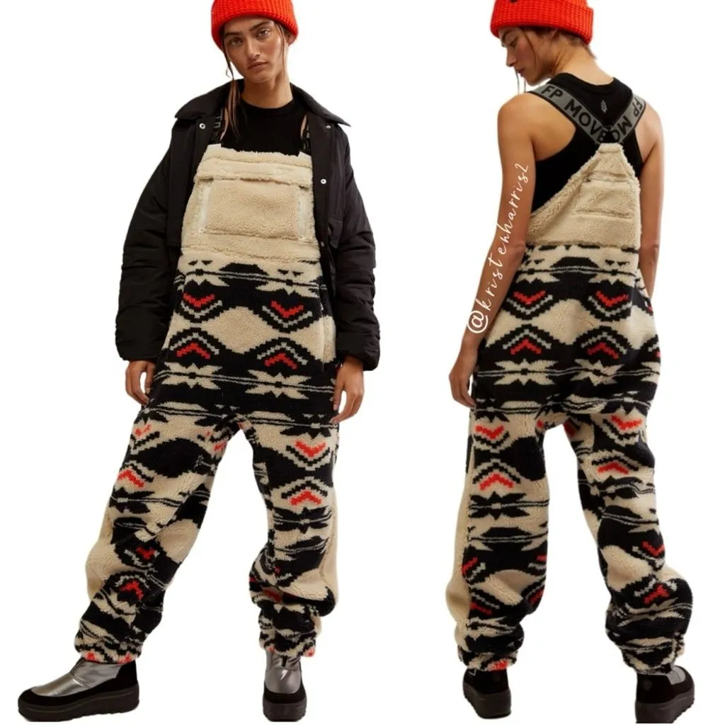 Product image for Free People FP Movement Hit The Slopes Printed Salopette NWT Size S
