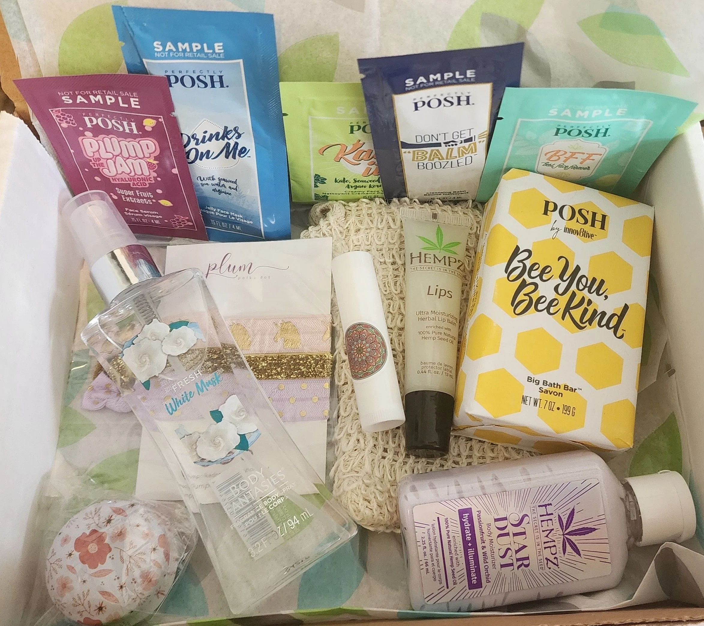 Product image for Beauty Box perfectly posh hempz & more