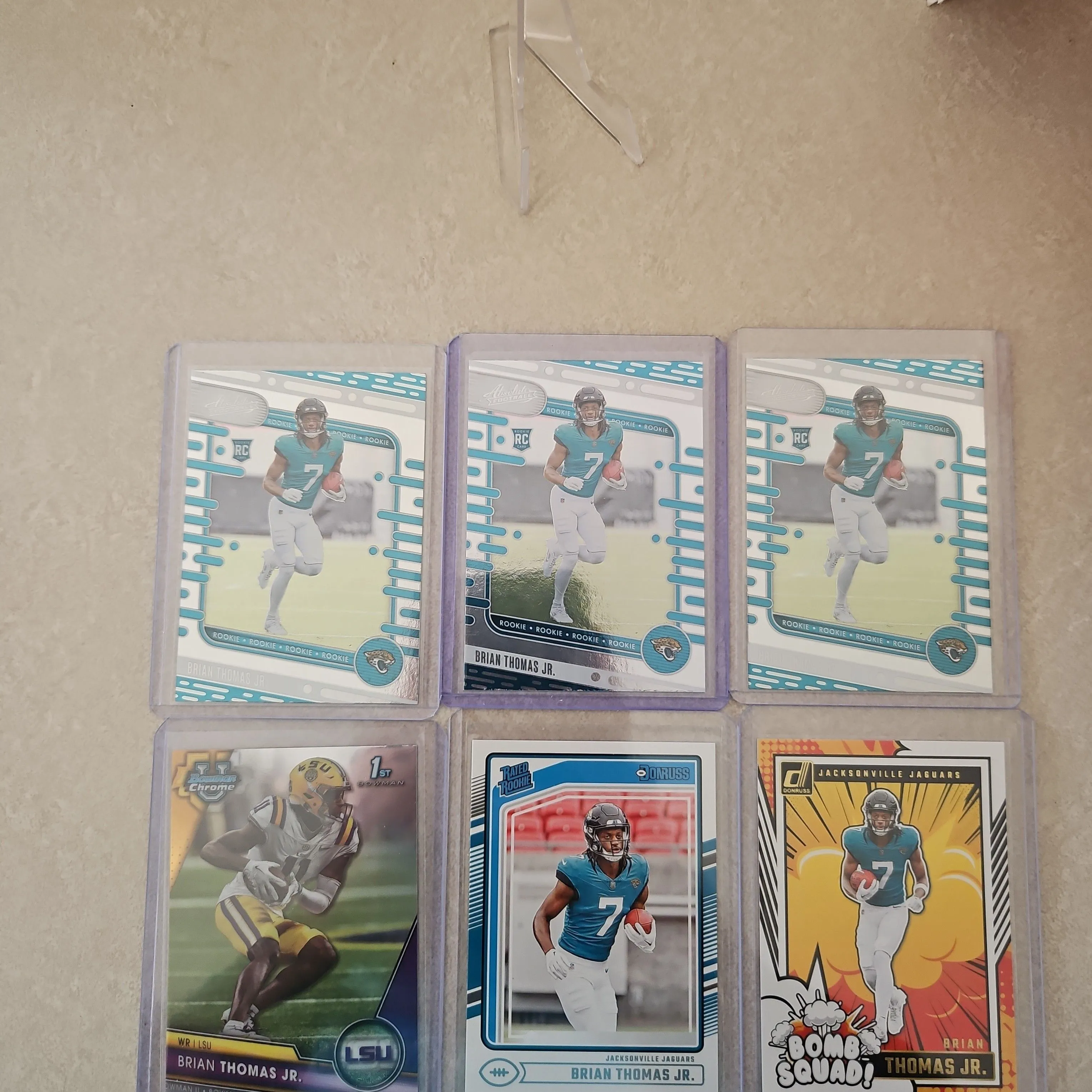 Product image for Brian Thomas Jr 6 Card Lot