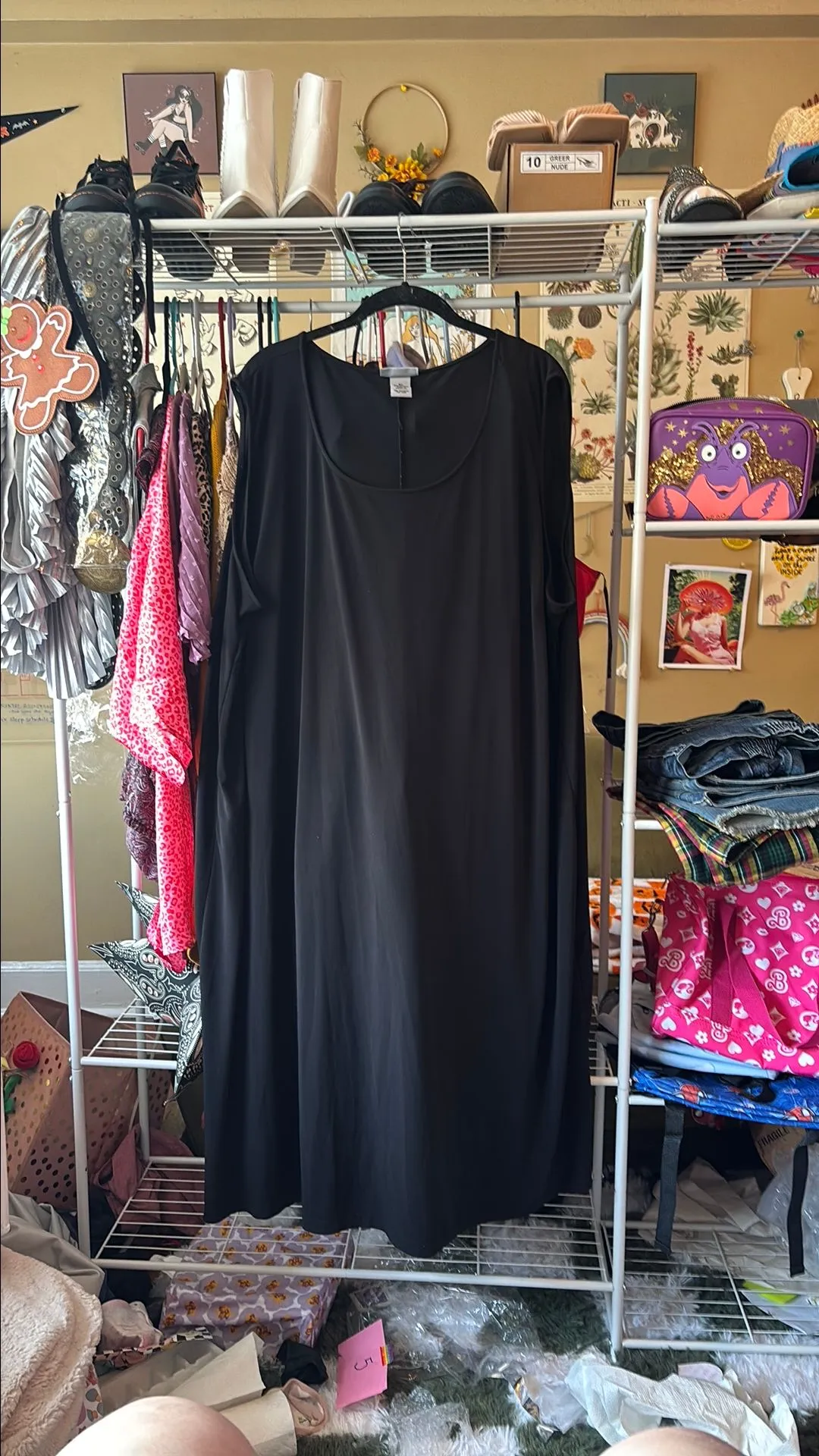 Product image for 11- Sleeveless Black Long Dress