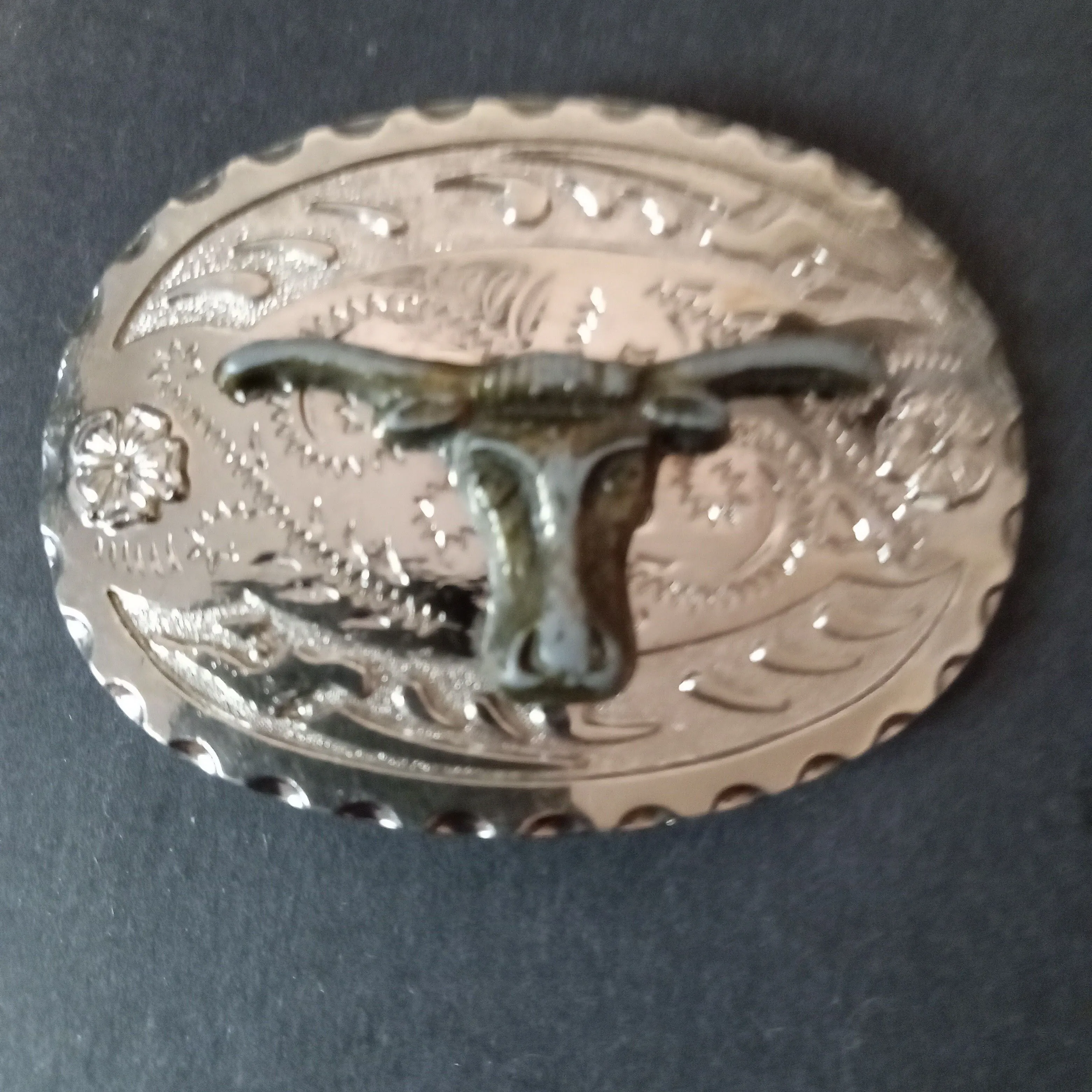 Product image for Kids Small Stear Head Belt Buckle