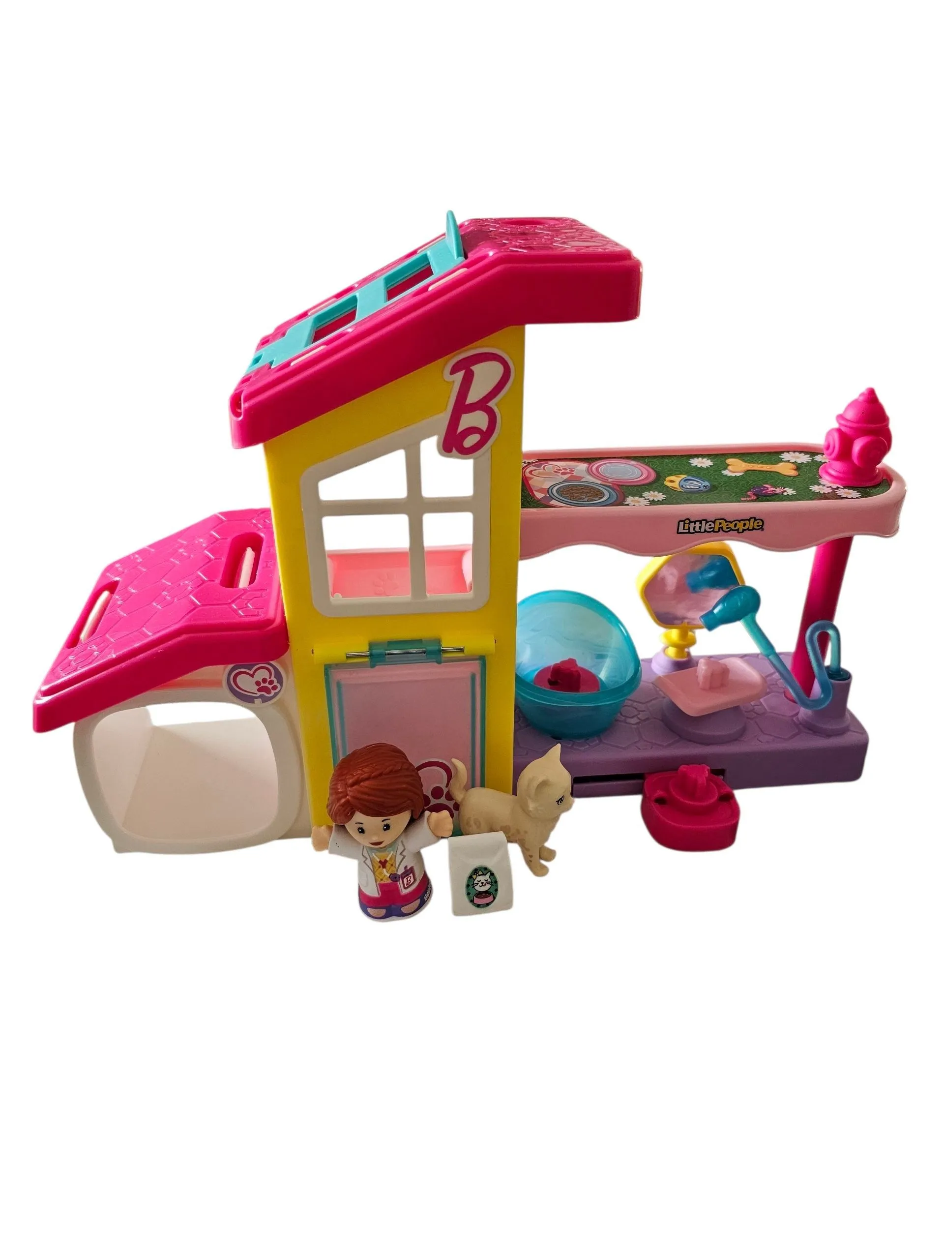 Product image for Fisher Price Little People Barbie Play and Care Pet Spa Playset