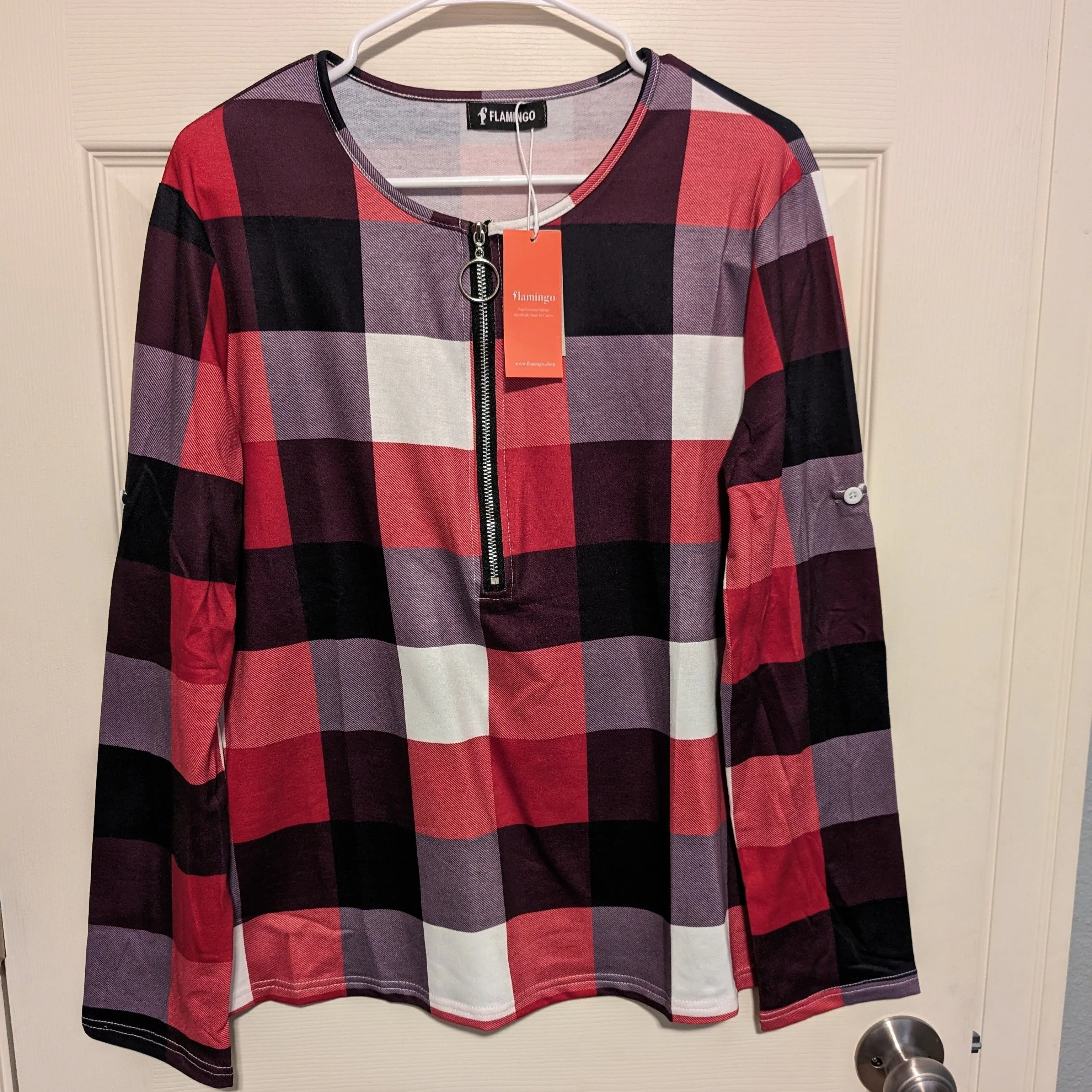 Product image for NWT Flamingo Urban Long sleeve Sz L $34