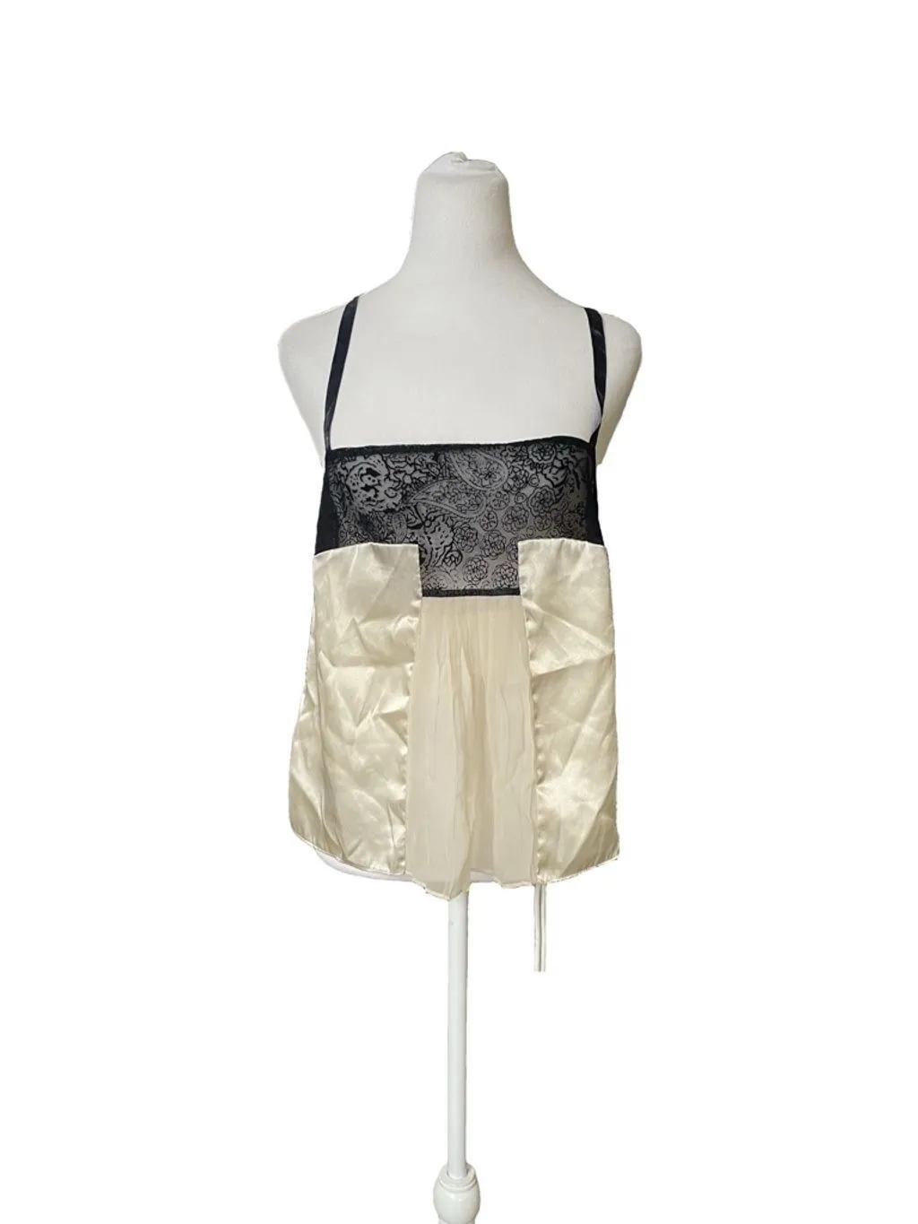 Product image for Women's Victoria's Secret Cami, Size S, Beige & Black
