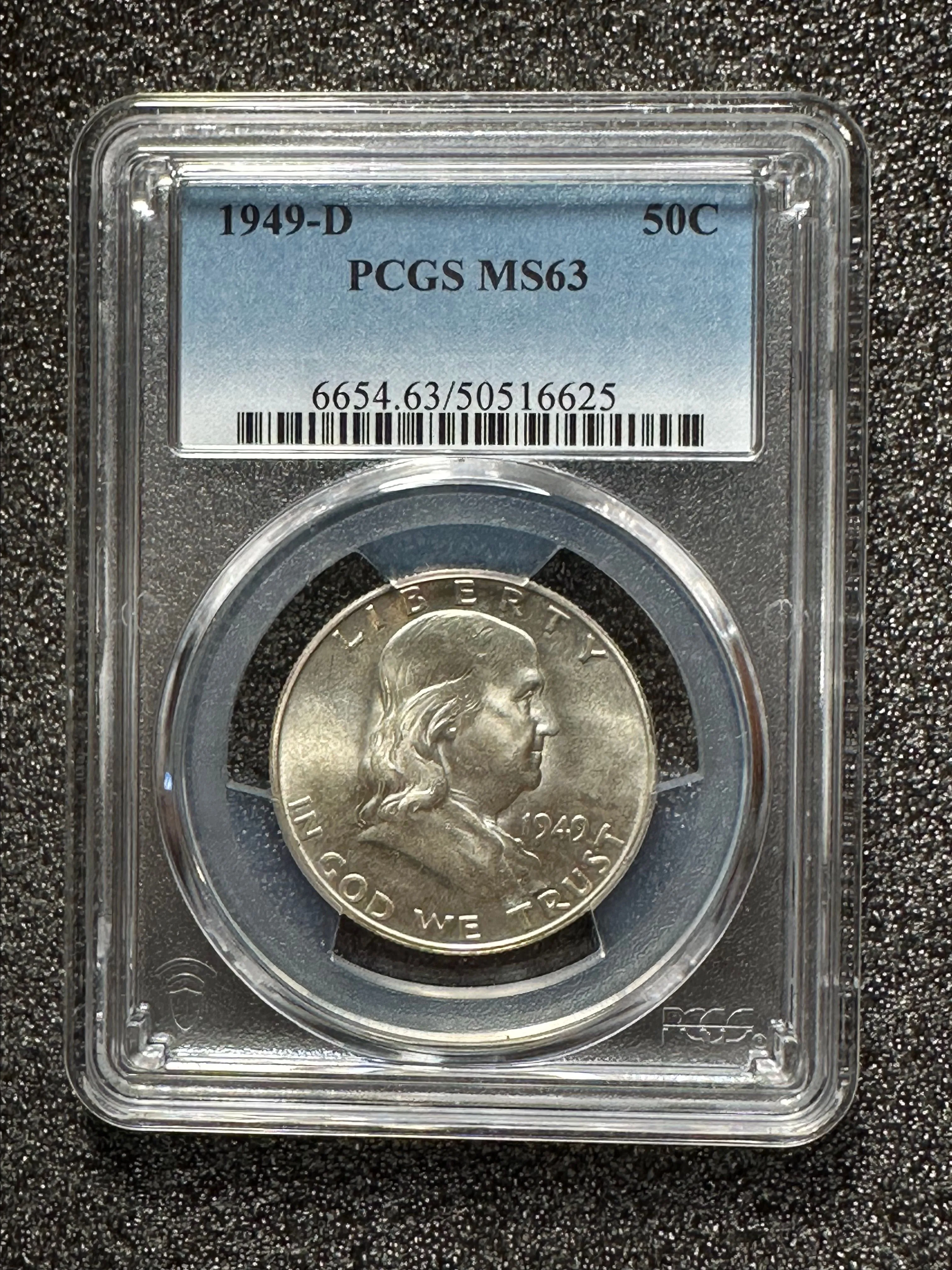 Product image for 1949-D Benjamin Franklin