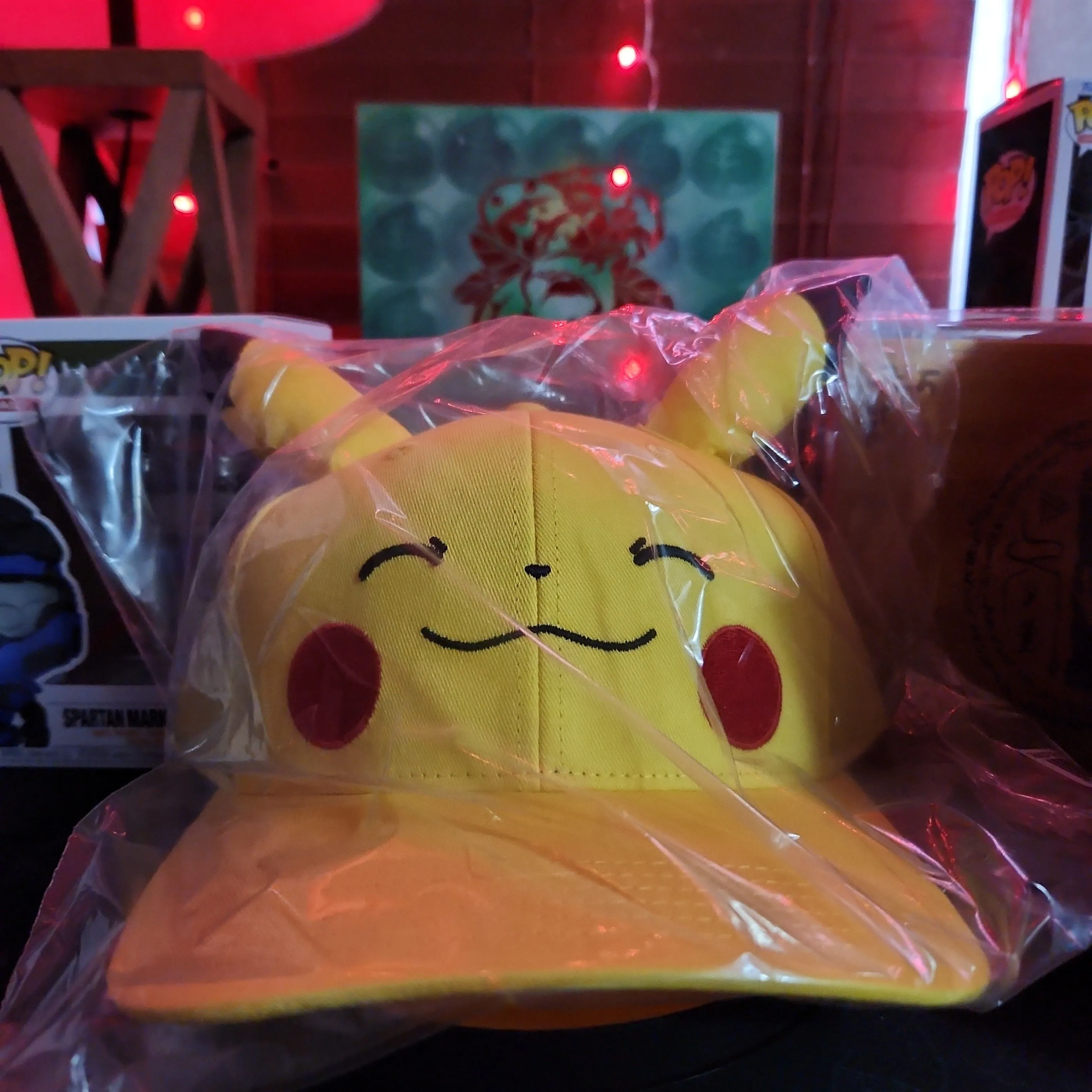 Product image for Pokemon Pikachu Cosplay Snapback Hat: