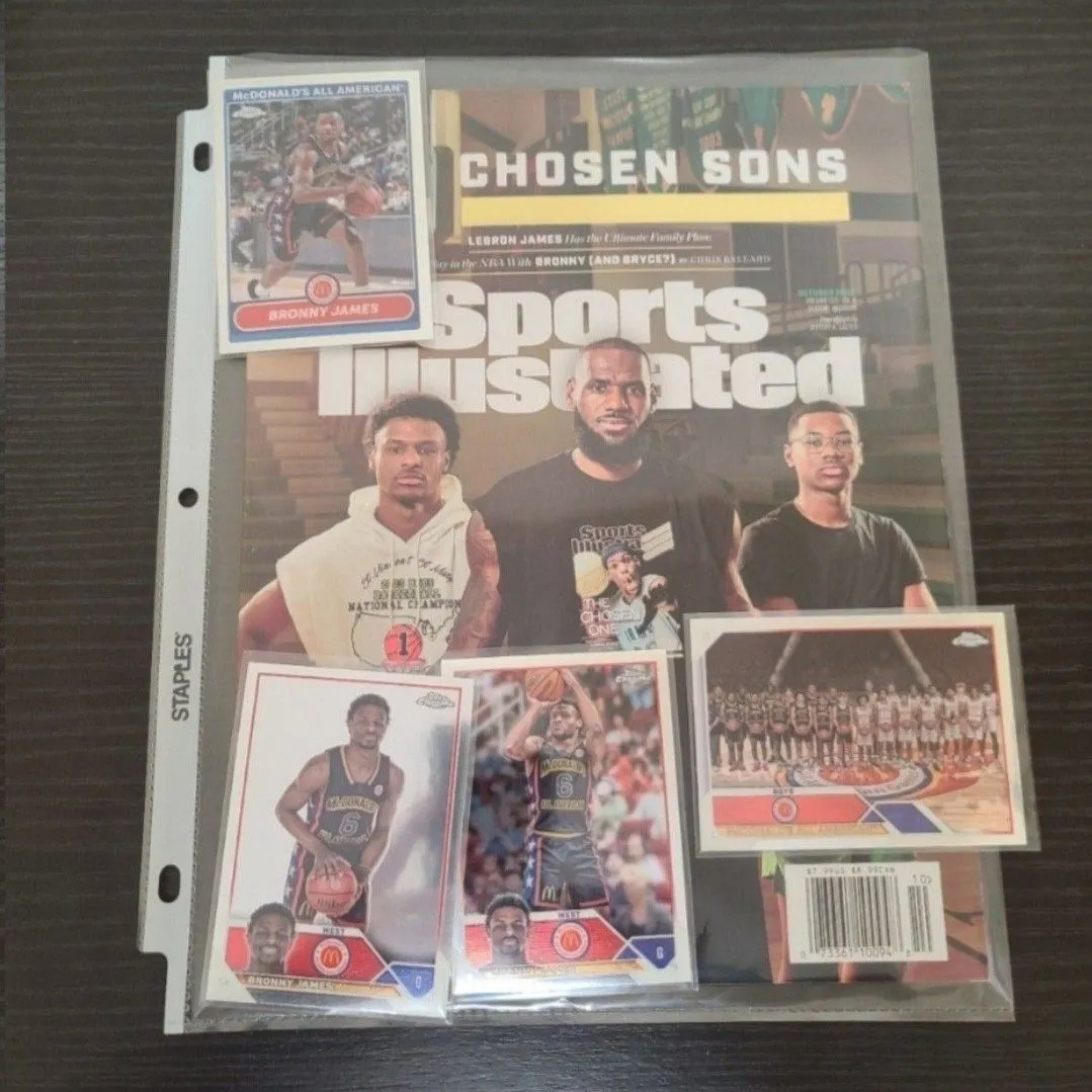 Product image for Bronny James Lakers Rookie NBA basketball items 