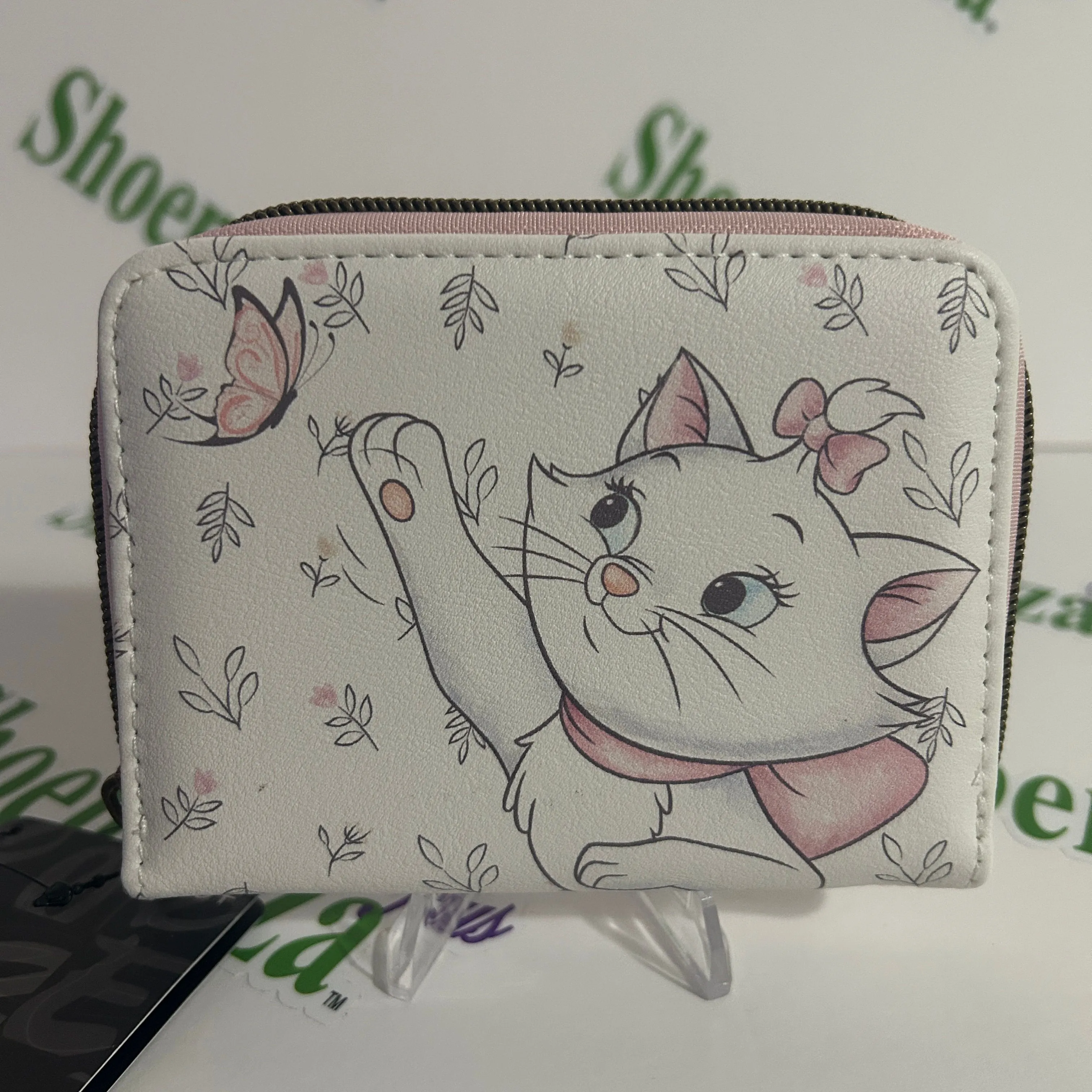 Product image for Loungefly Zip Around Wallet Disney The Aristocats Marie Butterfly Card Holder
