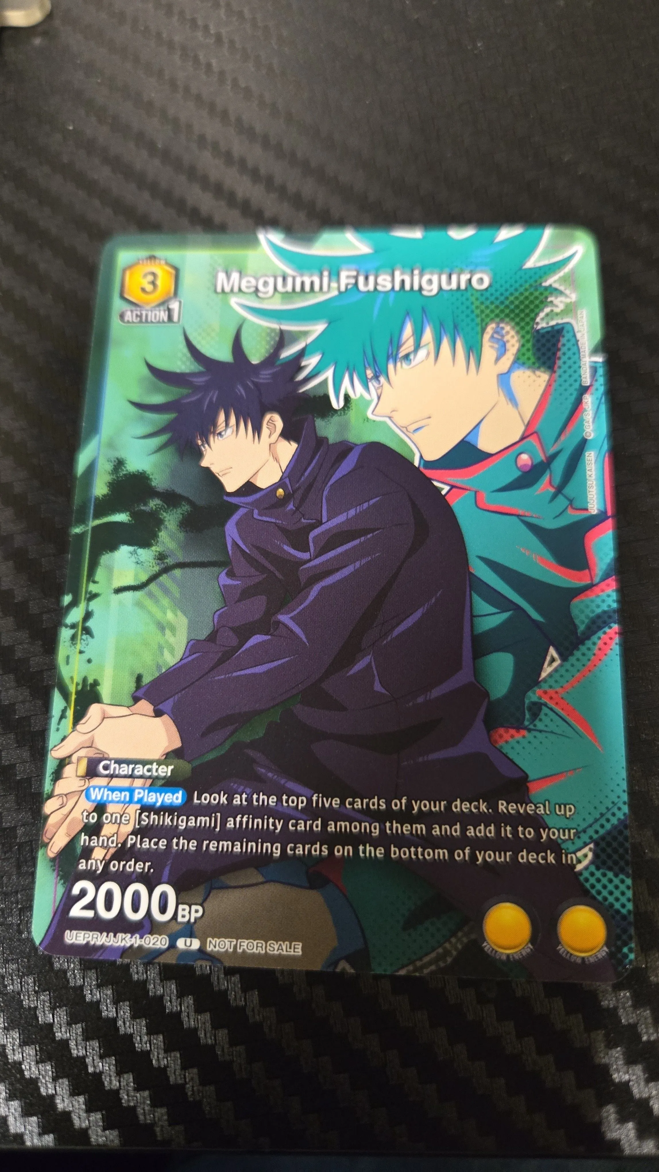Product image for Megumi Fushiguro Promo - UEPR /JJK-1-020 NM - Union Arena