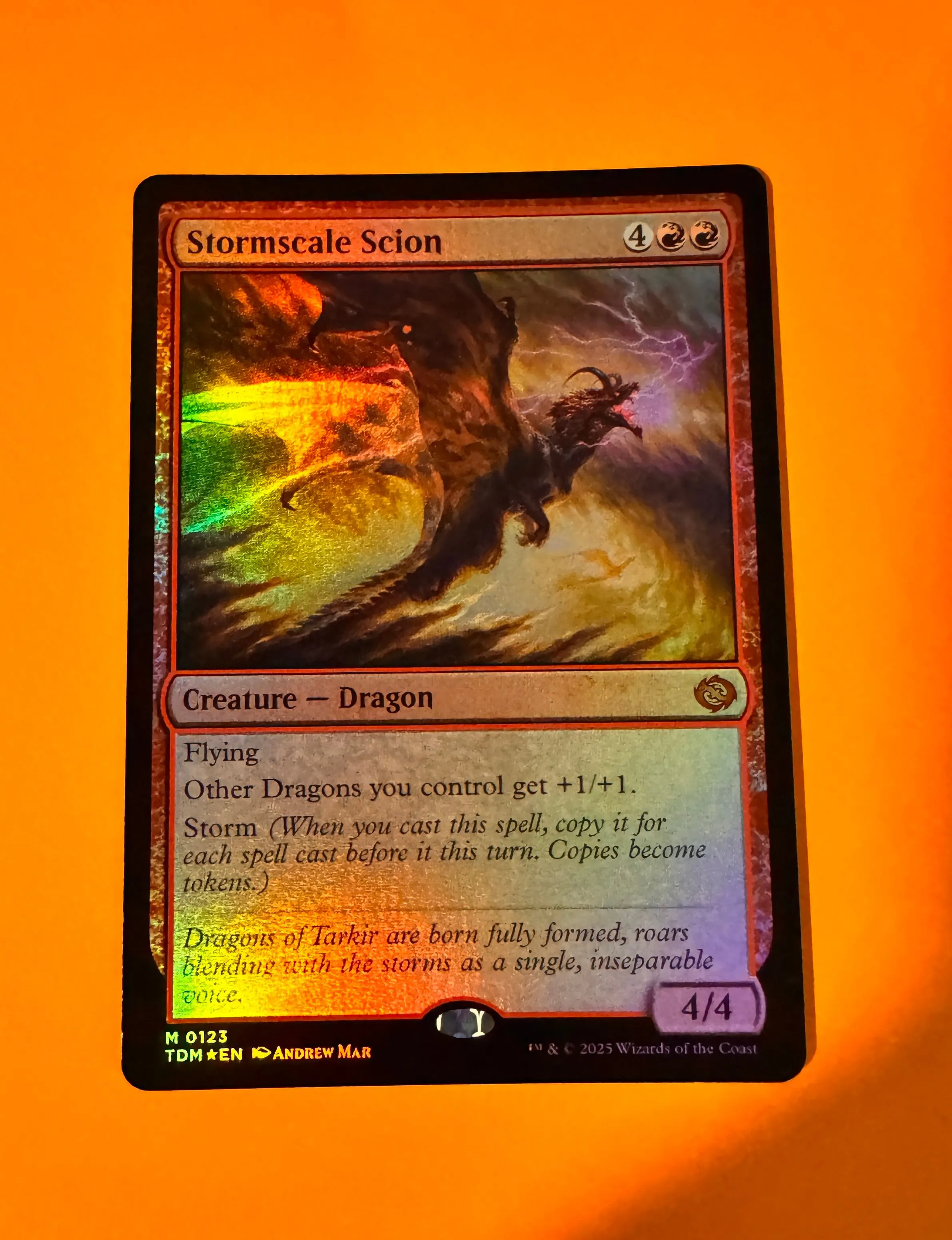 Product image for #0123 Stormscale Scion (FOIL)